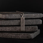 Personalized 925 Sterling Silver Bar Necklace