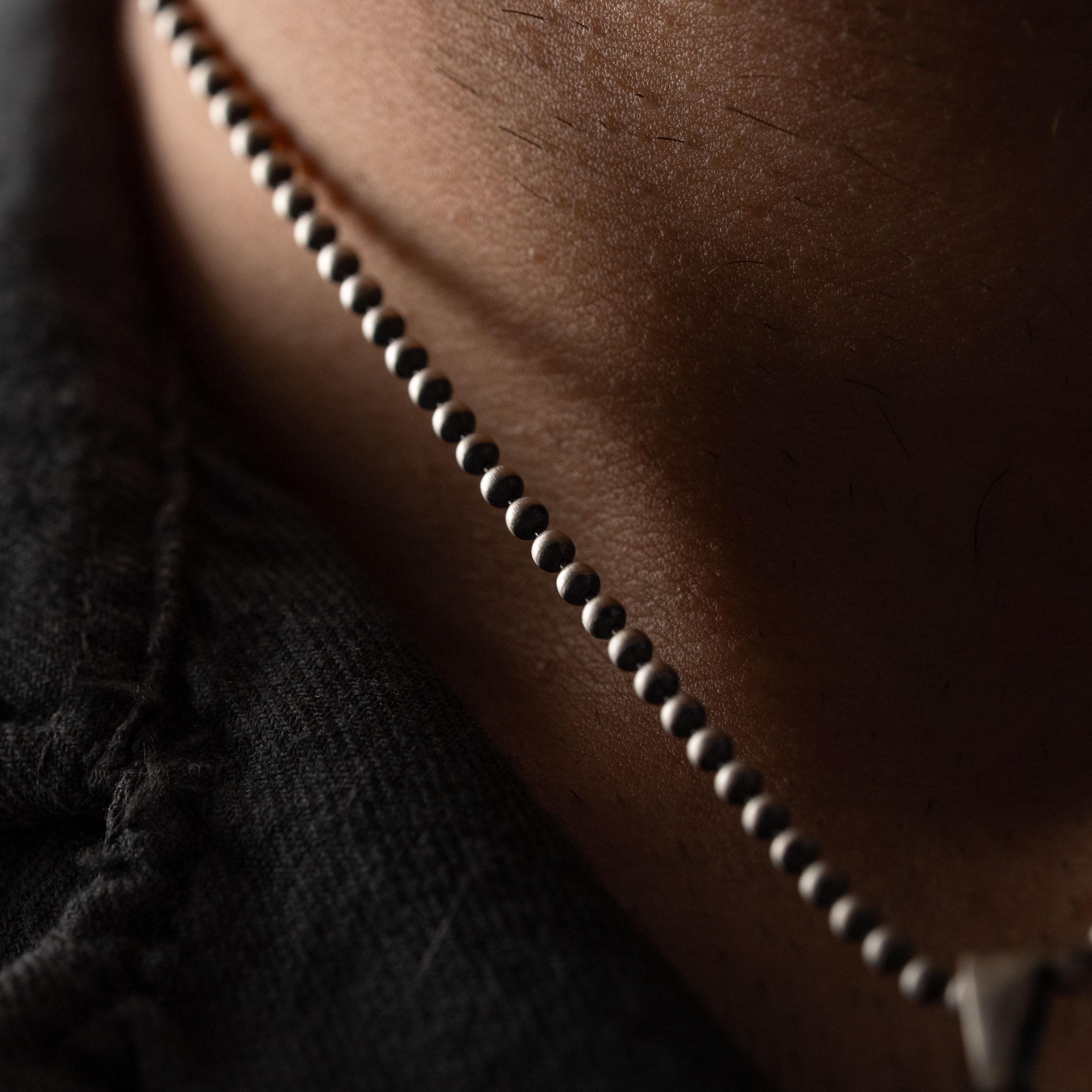 925 Sterling Silver Ball Chain Necklace