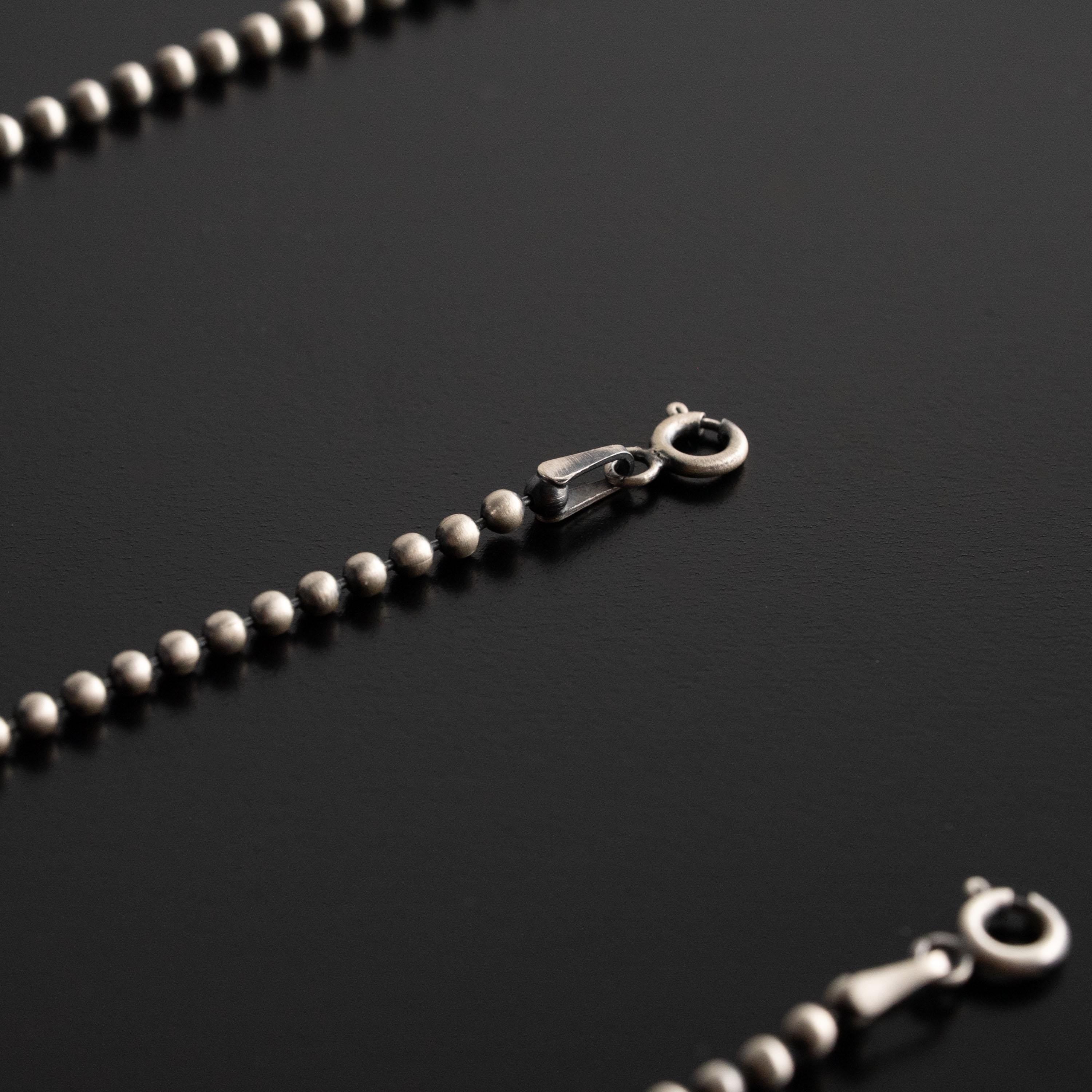 925 Sterling Silver Ball Chain Necklace