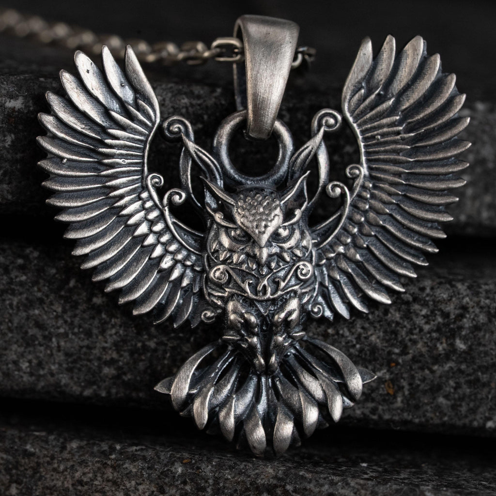 Owl 925 Sterling Silver Necklace