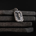 Ram Skull Sterling Silver Necklace