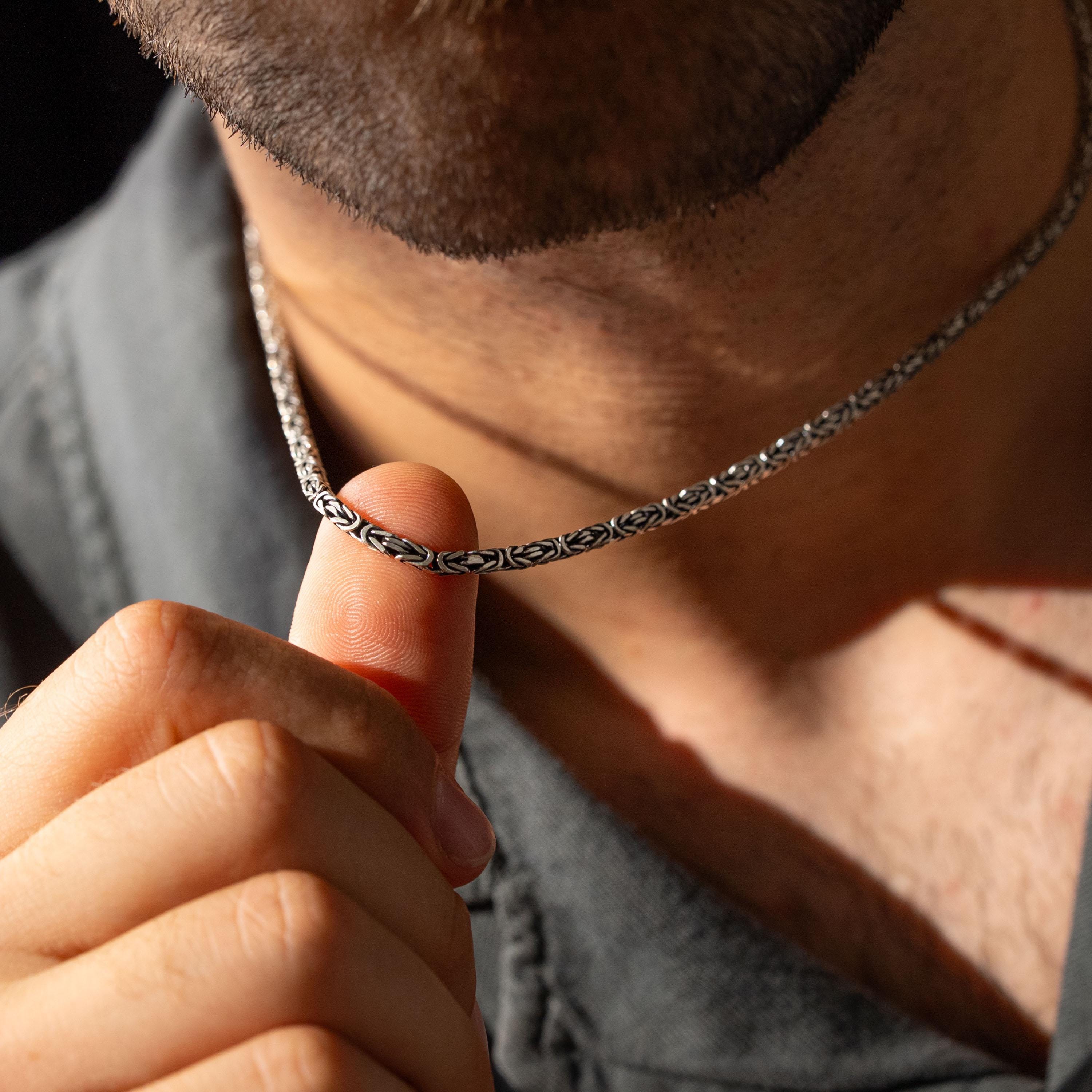 Byzantine Chain 925 Sterling Silver Necklace