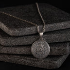 Spartan Shield 925 Sterling Silver Necklace