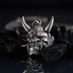 Hannya Mask 925 Sterling Silver Necklace
