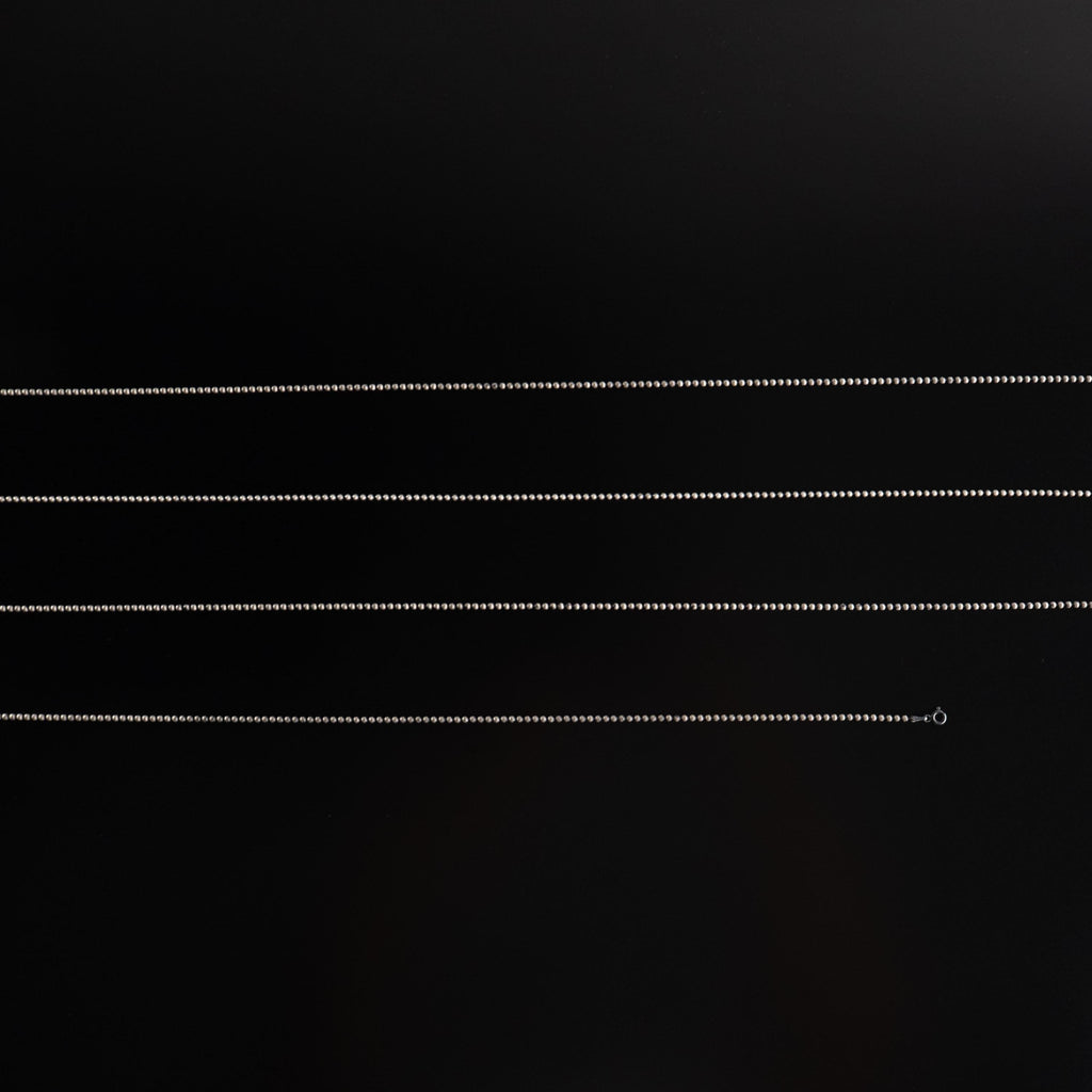 925 Sterling Silver Ball Chain Necklace