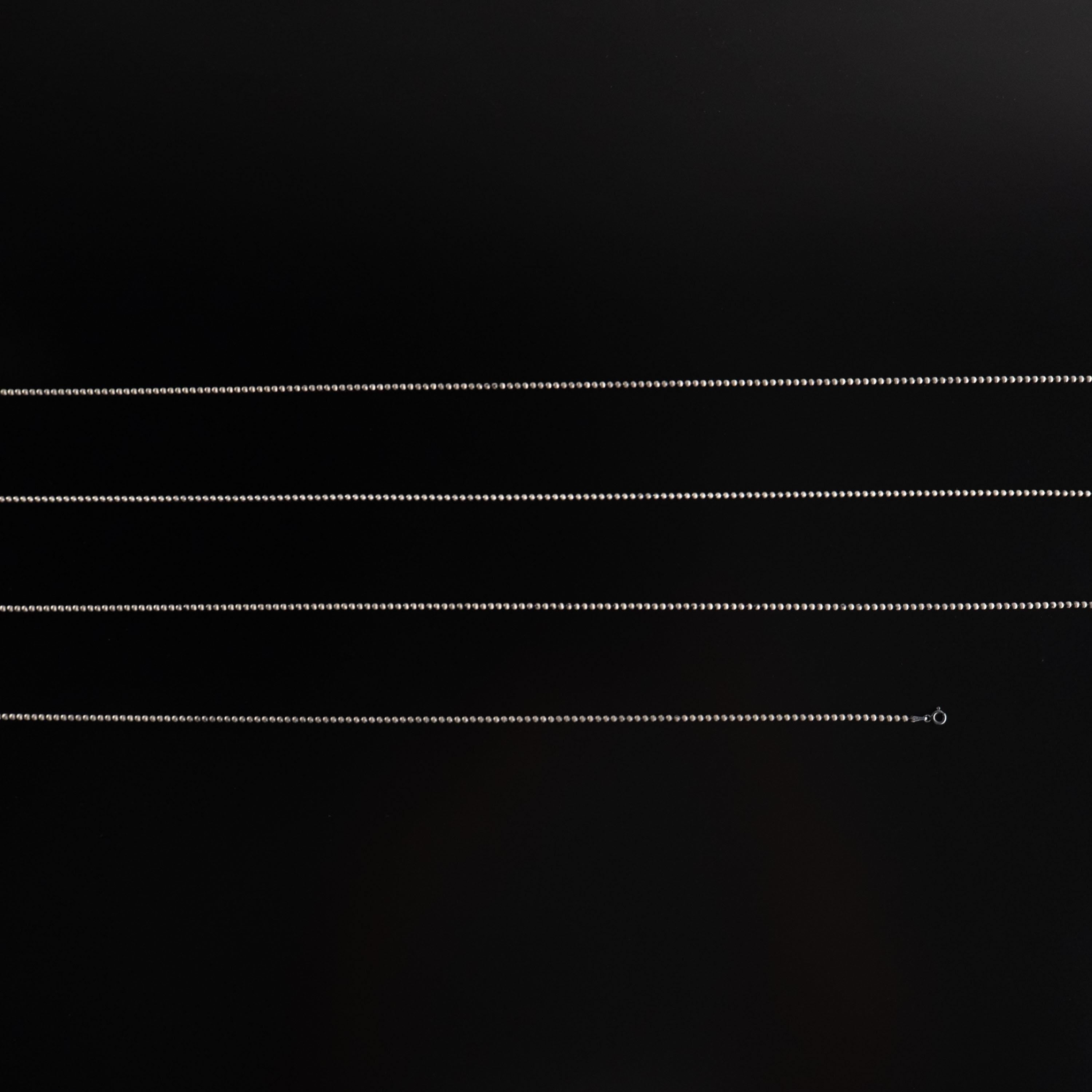 925 Sterling Silver Ball Chain Necklace