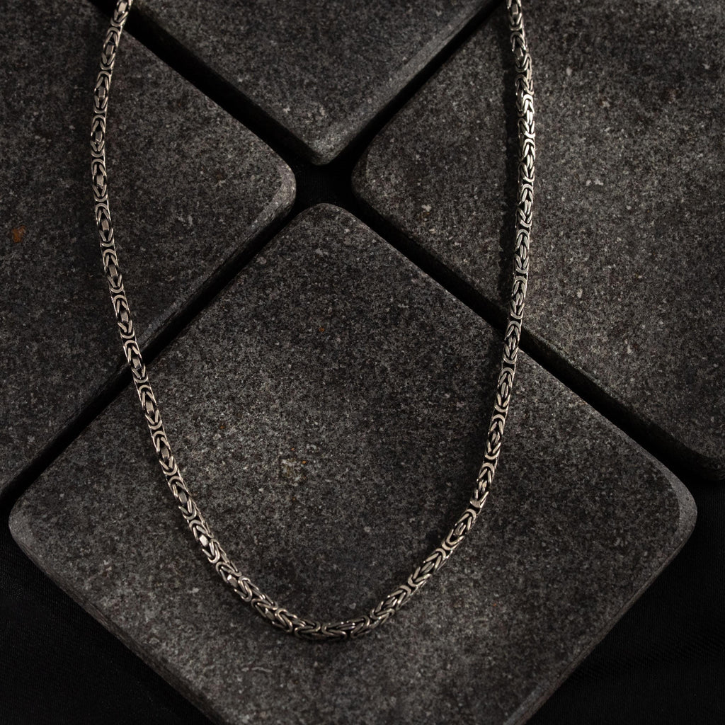 Byzantine Chain 925 Sterling Silver Necklace