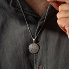 Spartan Shield 925 Sterling Silver Necklace