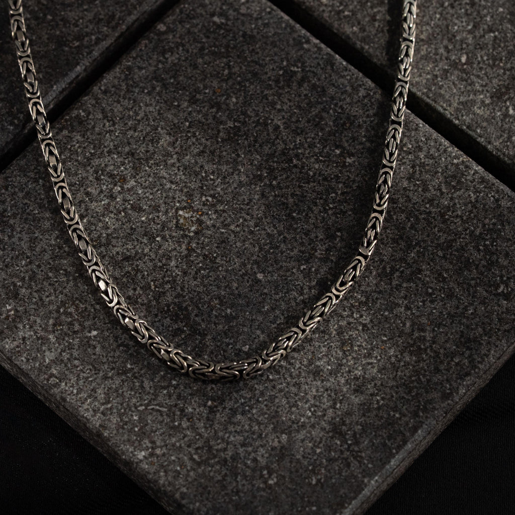 Byzantine Chain 925 Sterling Silver Necklace
