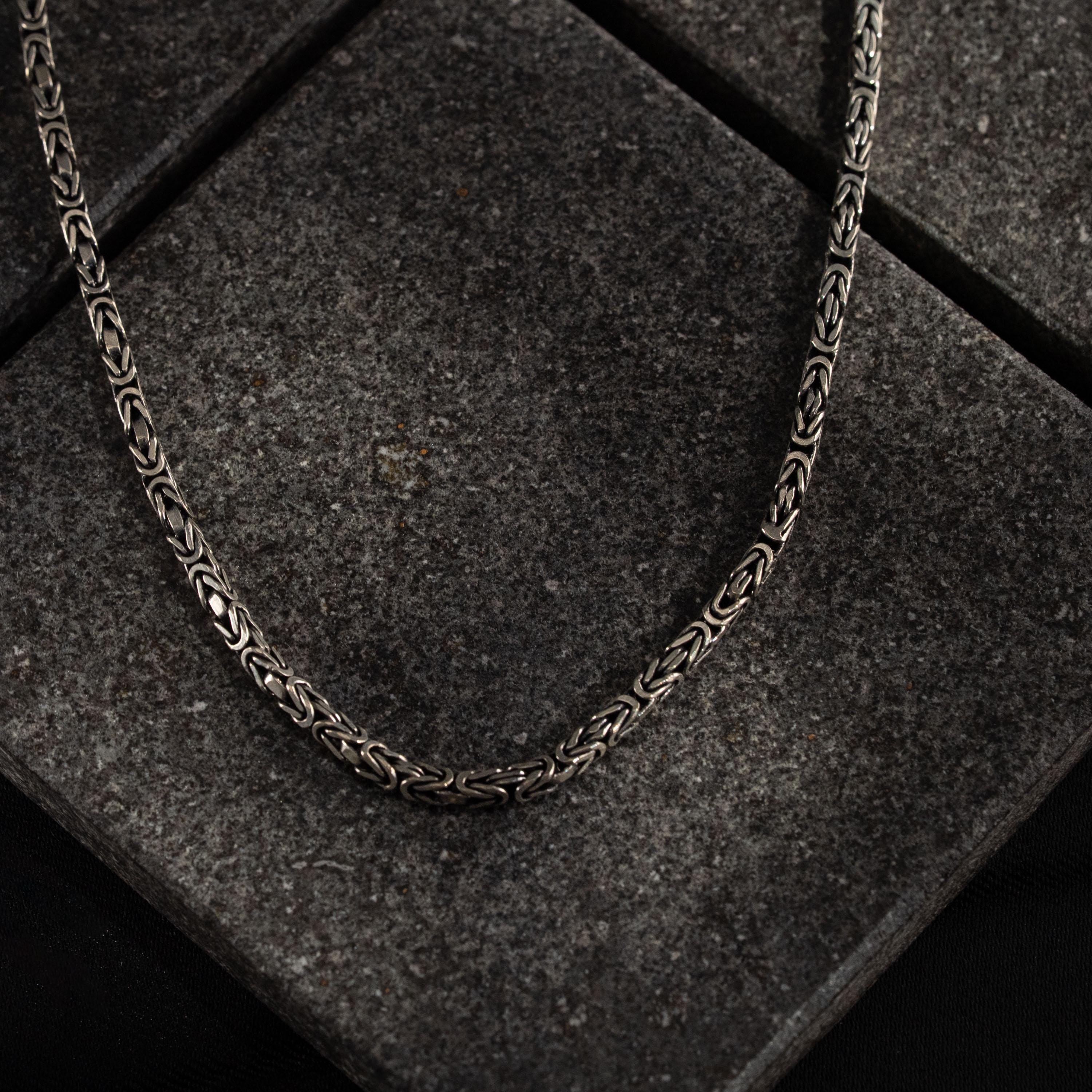 Byzantine Chain 925 Sterling Silver Necklace