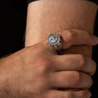 Compass Sterling Silver Ring