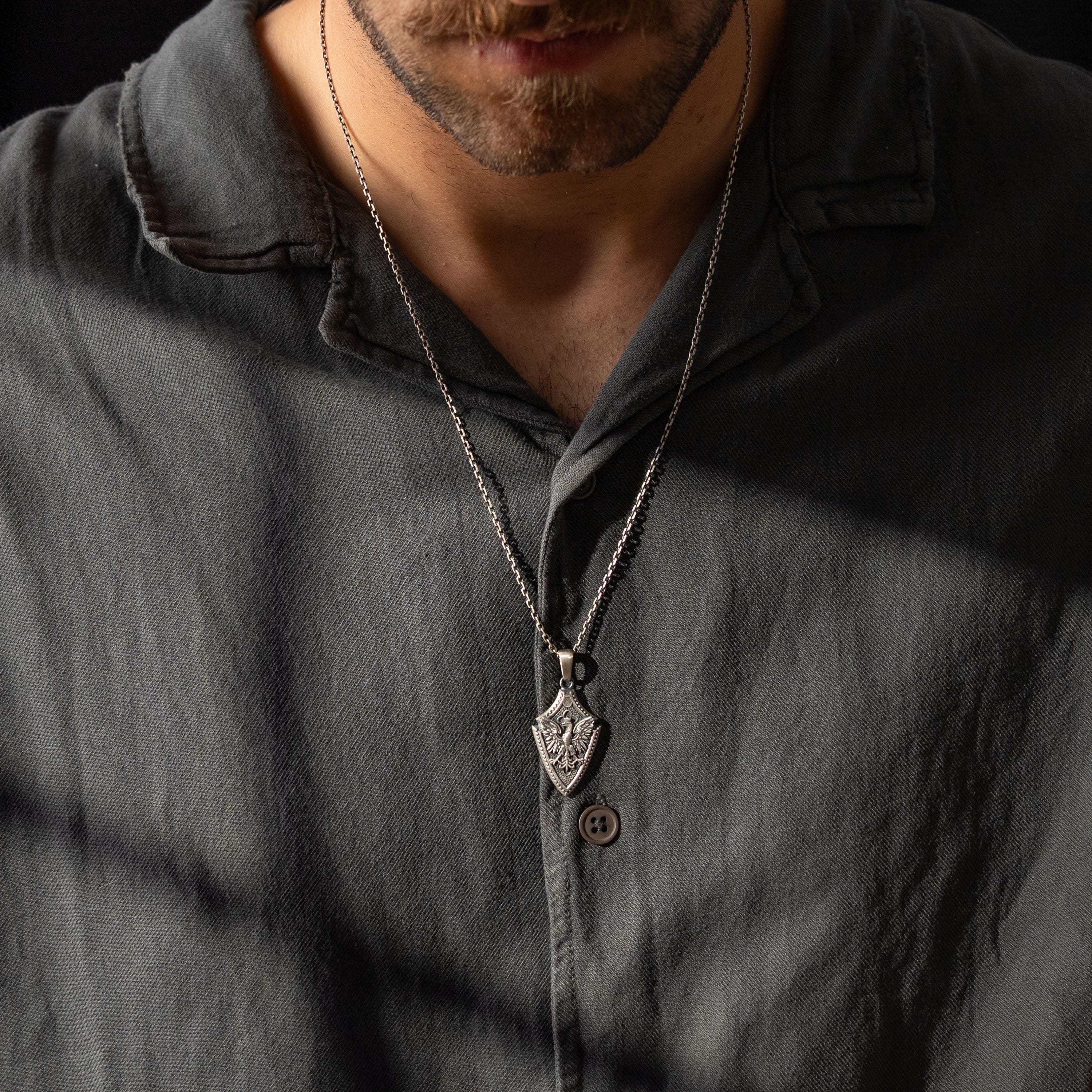 Flying Eagle 925 Sterling Silver Pendant Amule