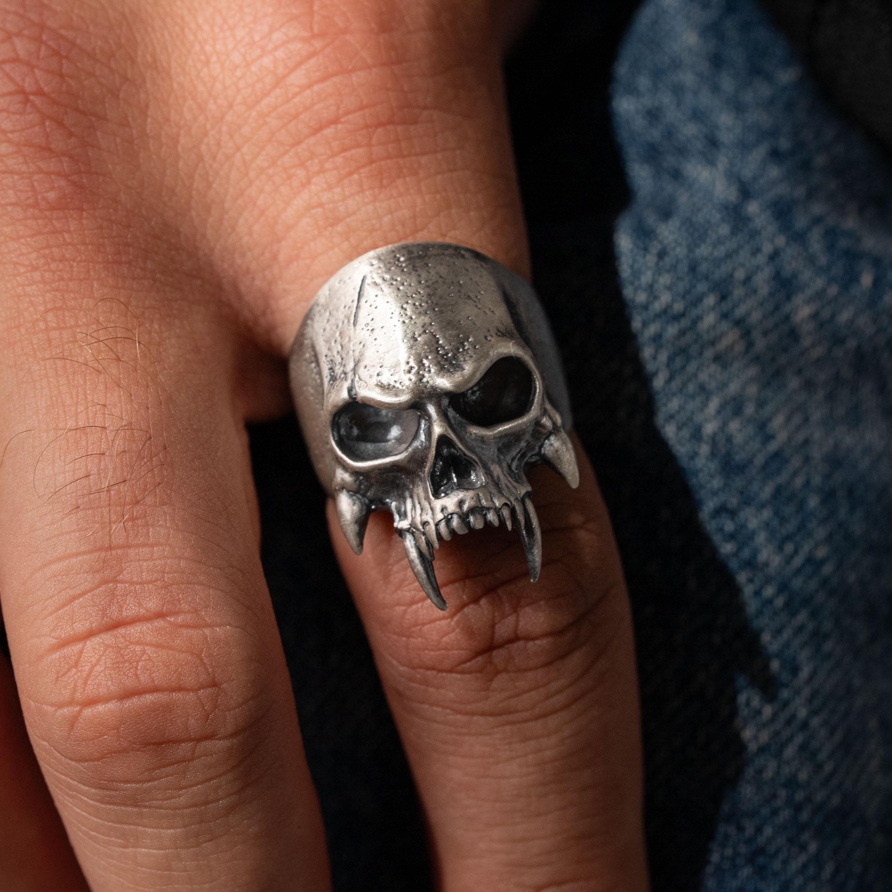 Skull 925 Sterling Silver Ring