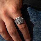 Viking Pirate Sailboat 925 Sterling Silver Ring