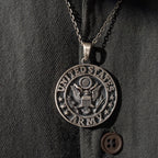 US Army 925 Sterling Silver Handmade Pendant Necklace