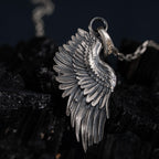 Angel Wing 925 Sterling Silver Pendant Necklace
