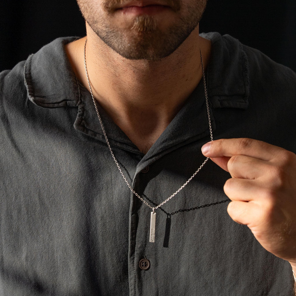 Personalized Name Bar Necklace