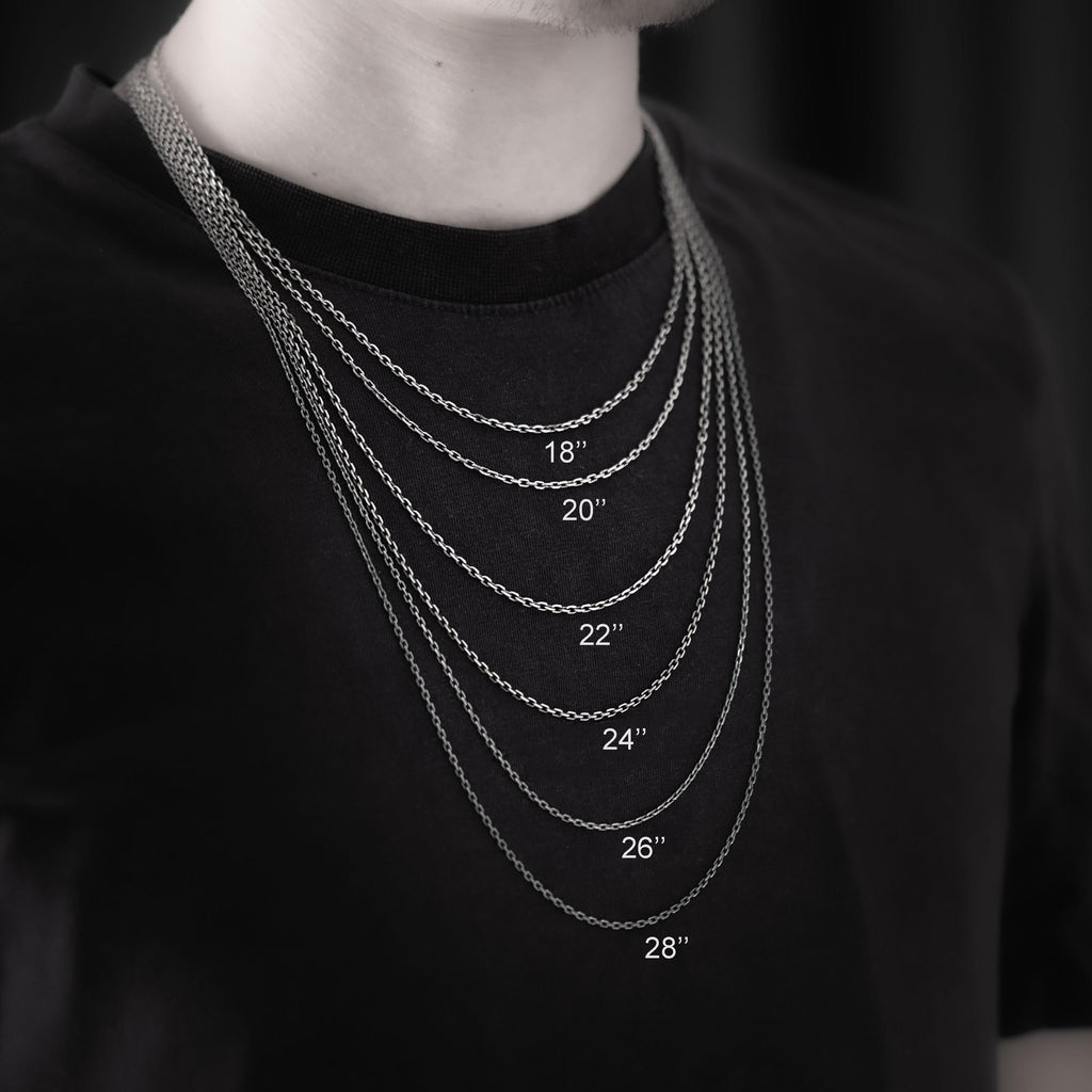 Byzantine Chain 925 Sterling Silver Necklace