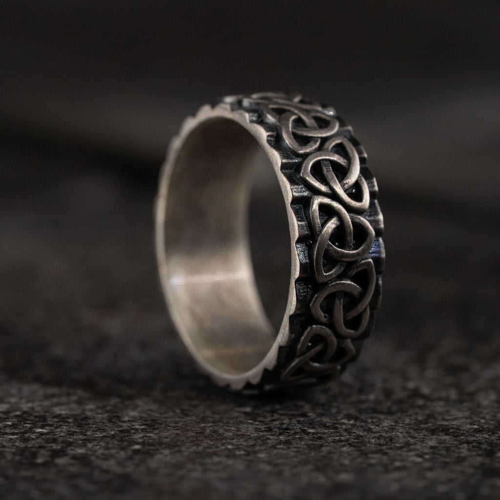 Viking Celtic Knot 925 Sterling Silver Ring