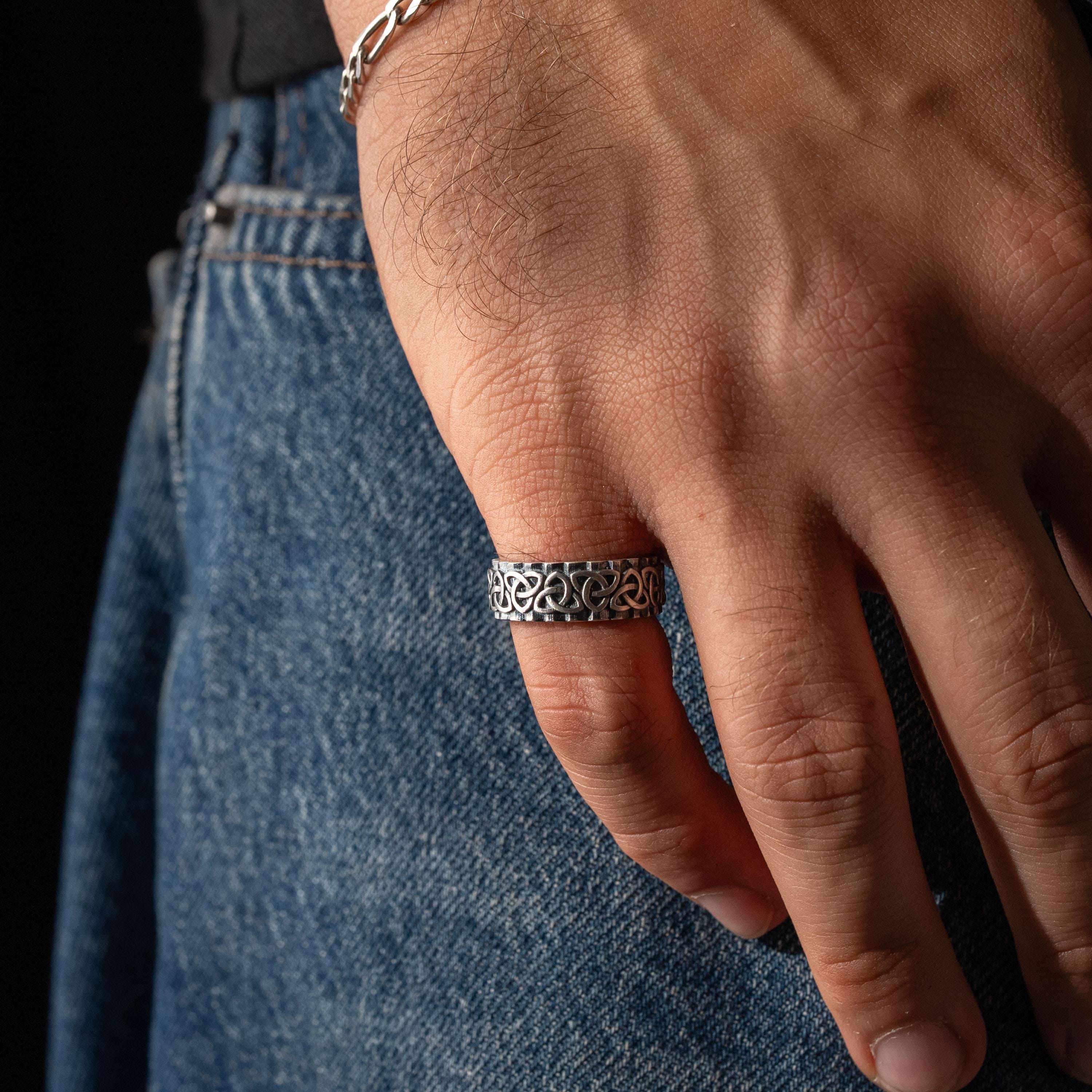 Viking Celtic Knot 925 Sterling Silver Ring