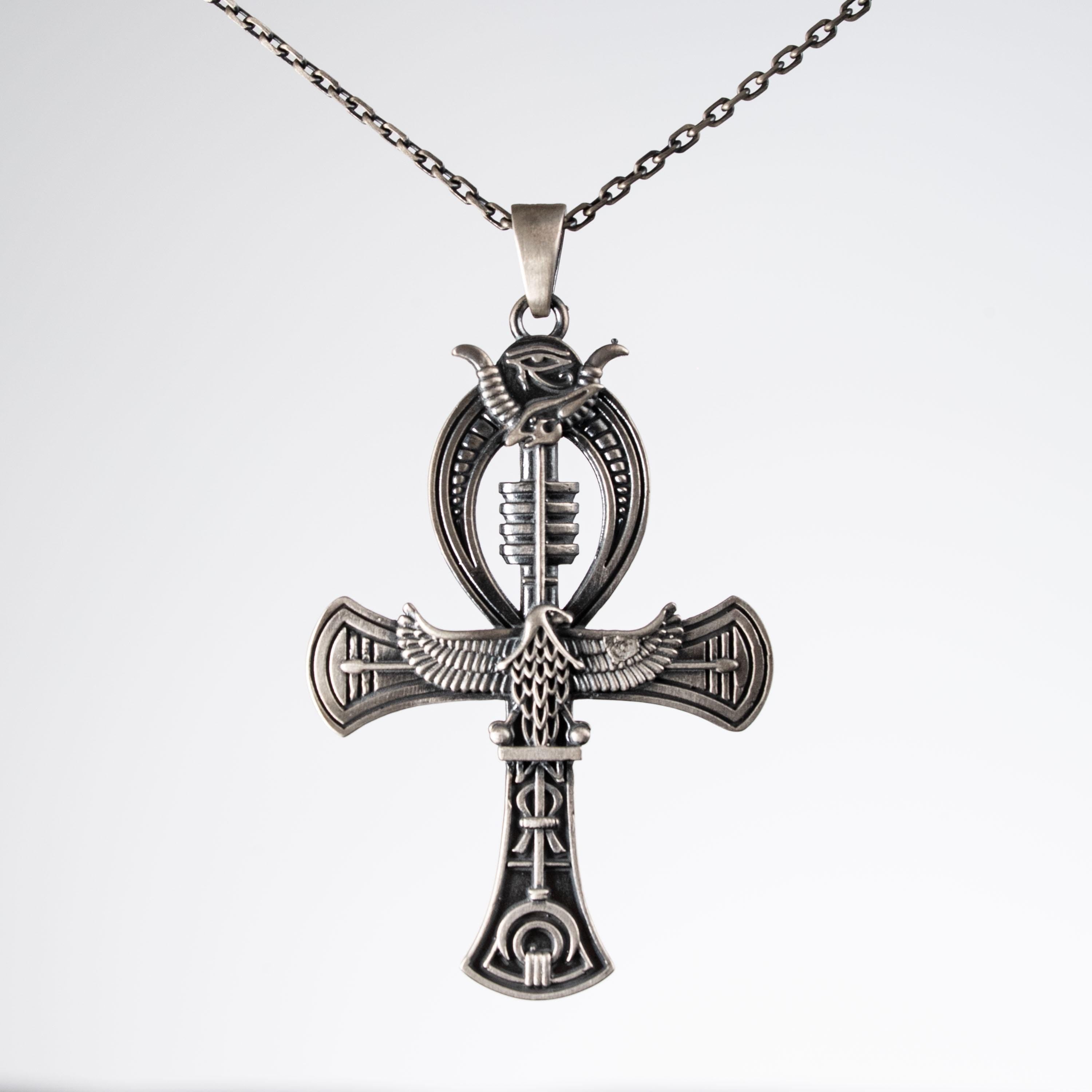 Ankh 925 Sterling Silver Handmade Pendant