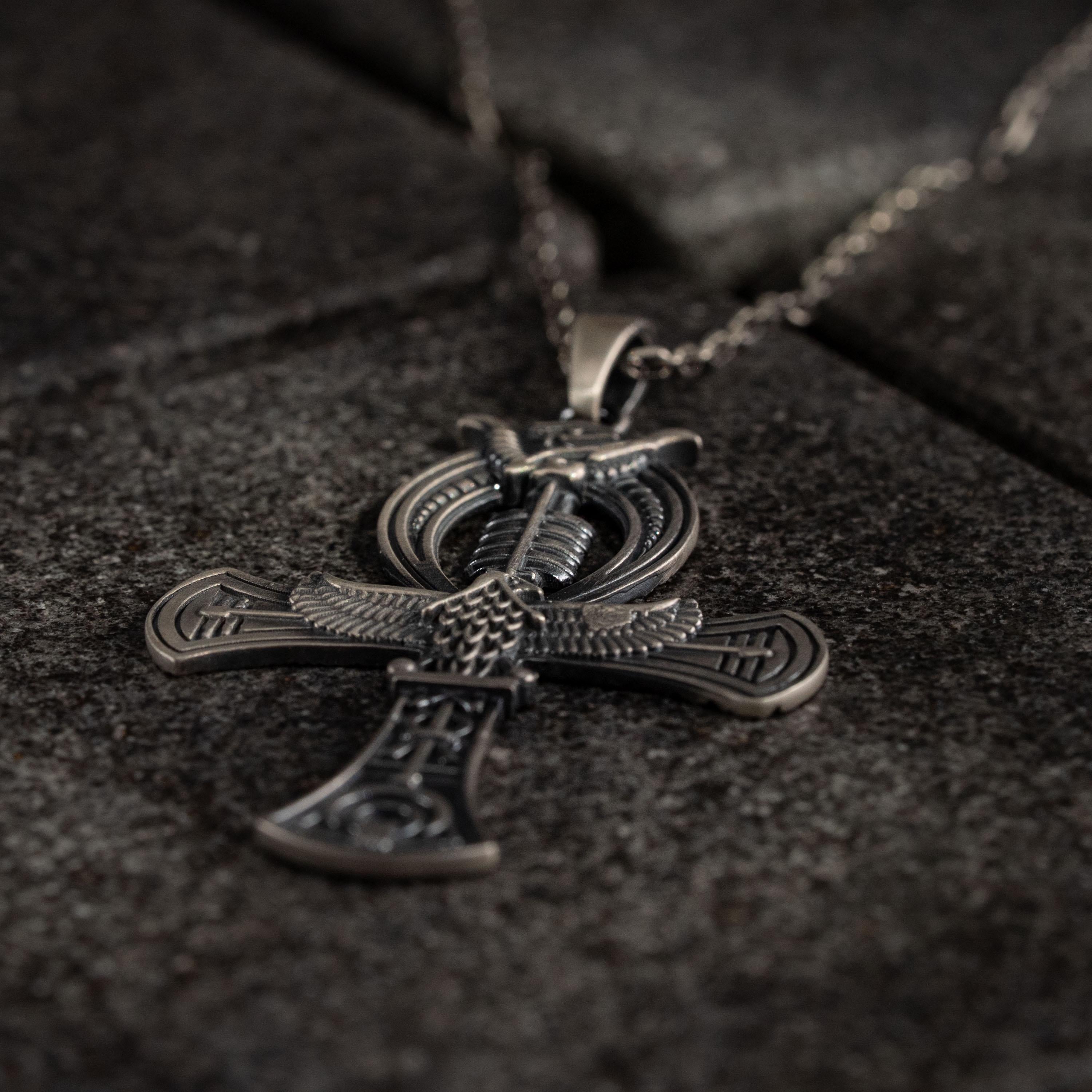 Ankh 925 Sterling Silver Handmade Pendant