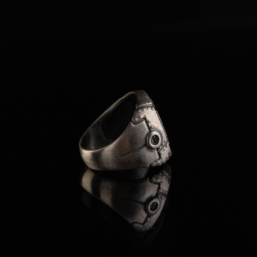 Steampunk Handmade 925 Sterling Silver Ring