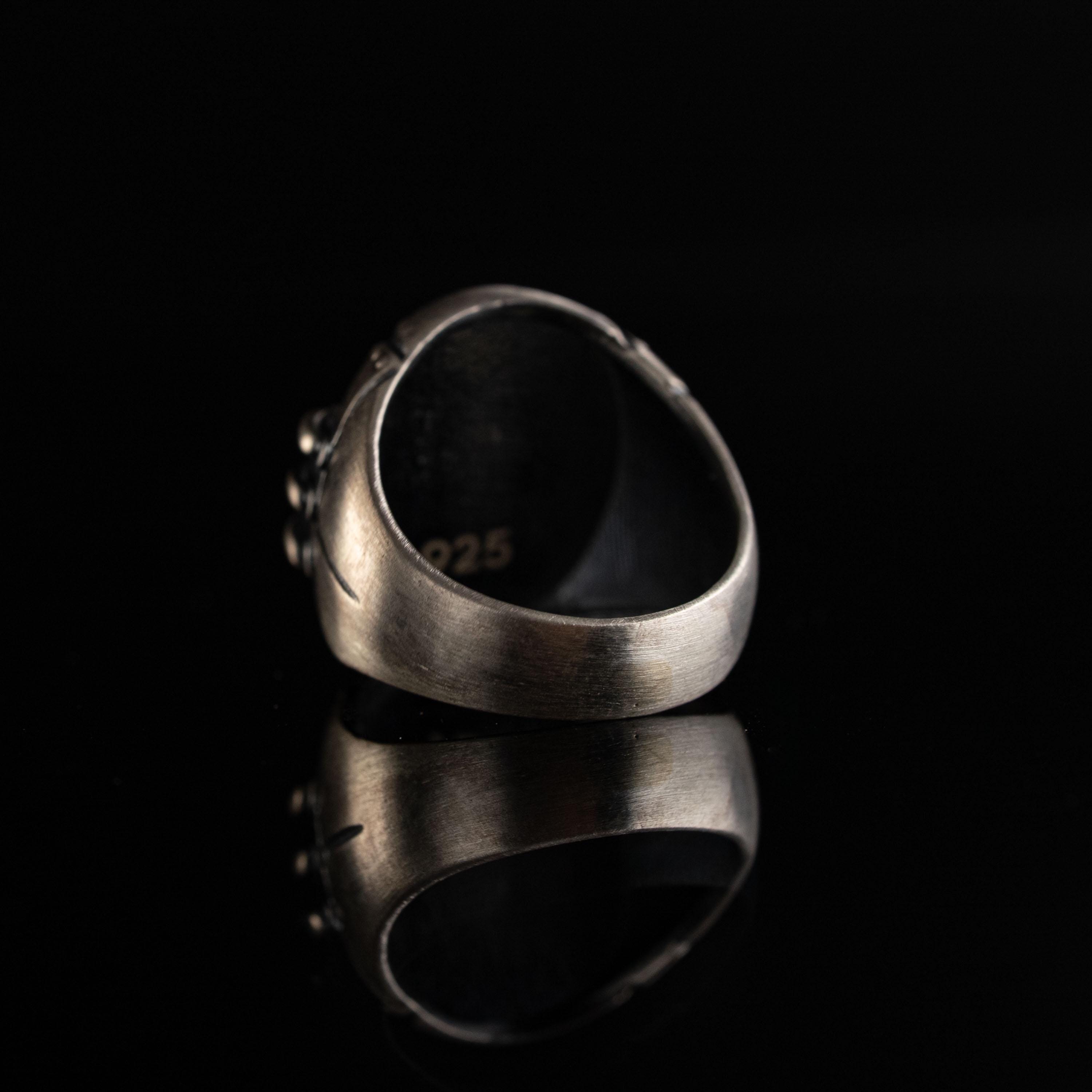 Steampunk Handmade 925 Sterling Silver Ring