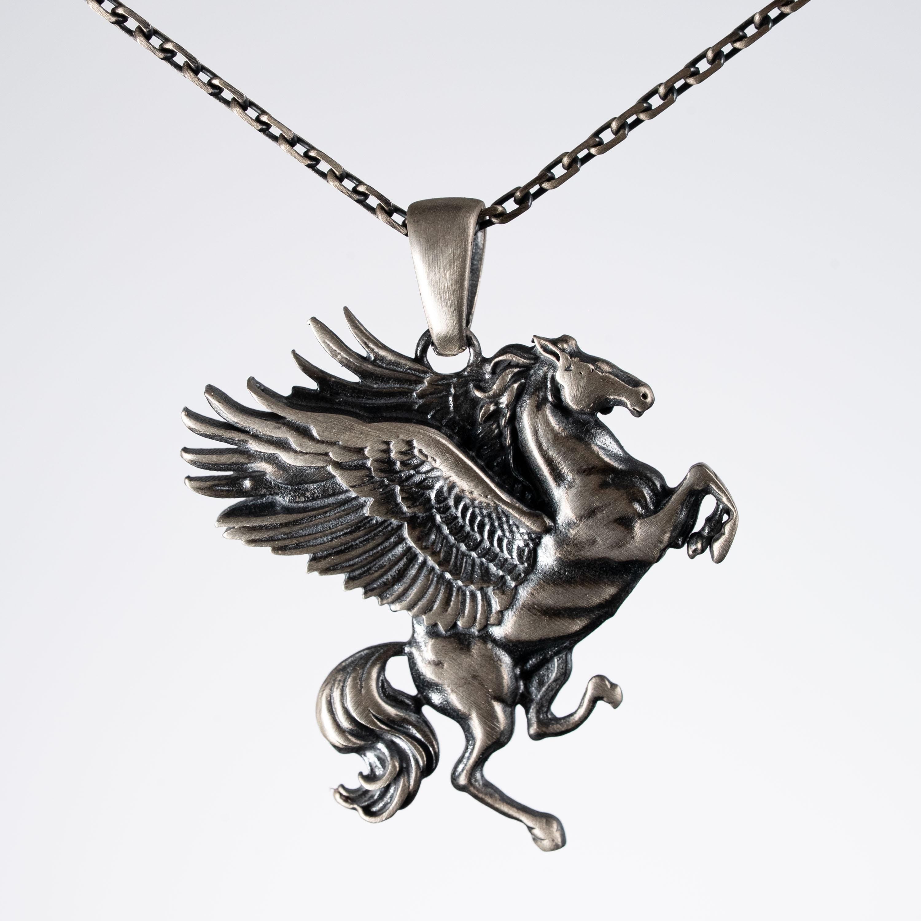 Pegasus 925 Sterling Silver Necklace