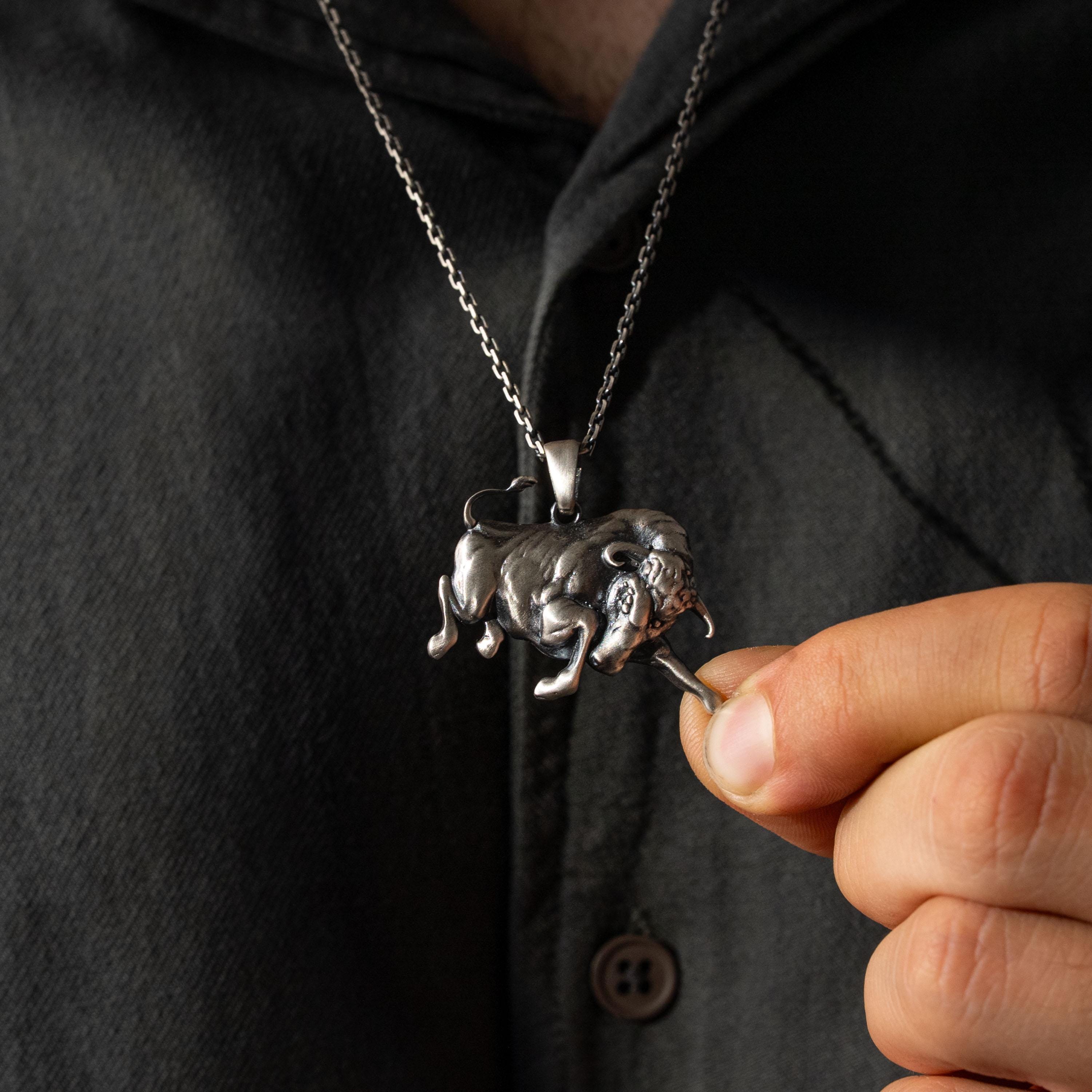 Bull 925 Sterling Silver Pendant