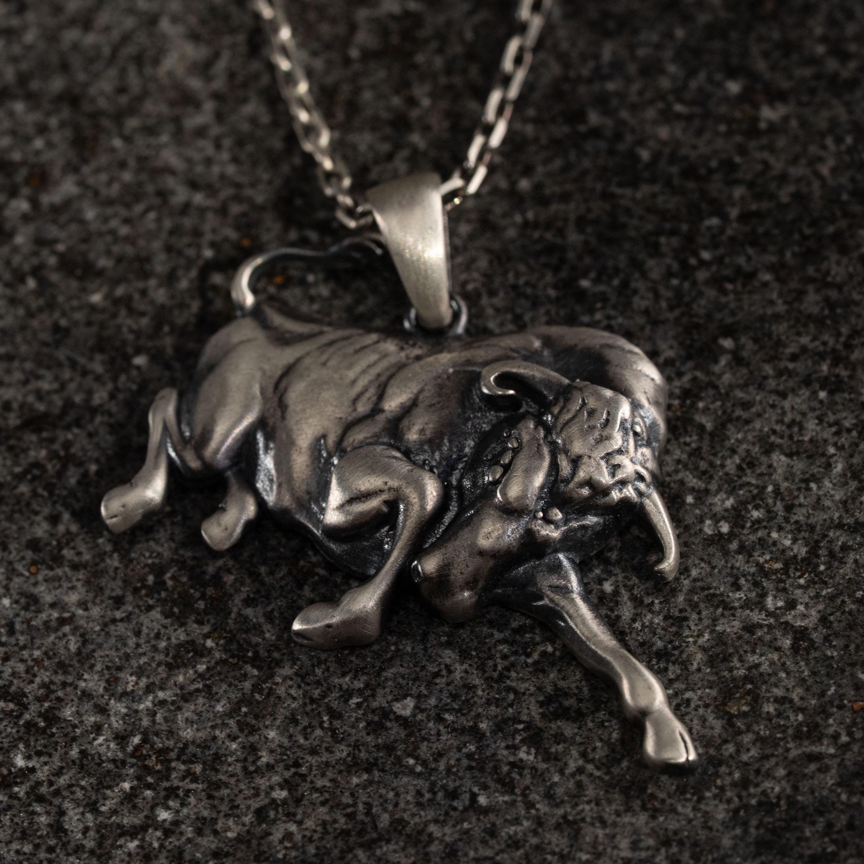 Bull 925 Sterling Silver Pendant