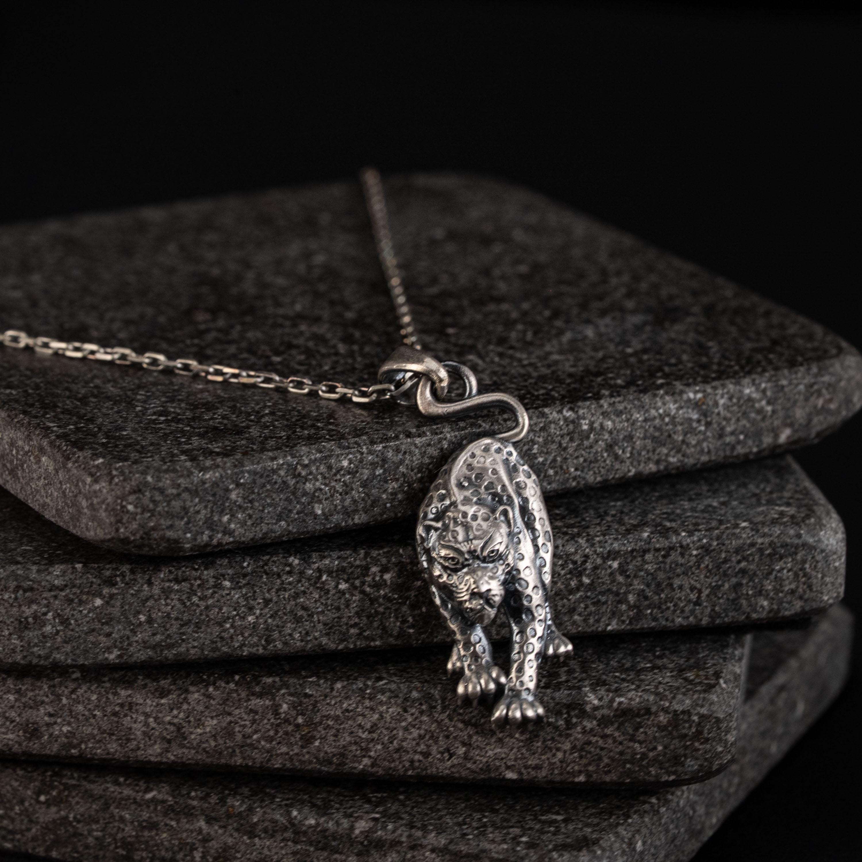 Leopard 925 Sterling Silver Pendant