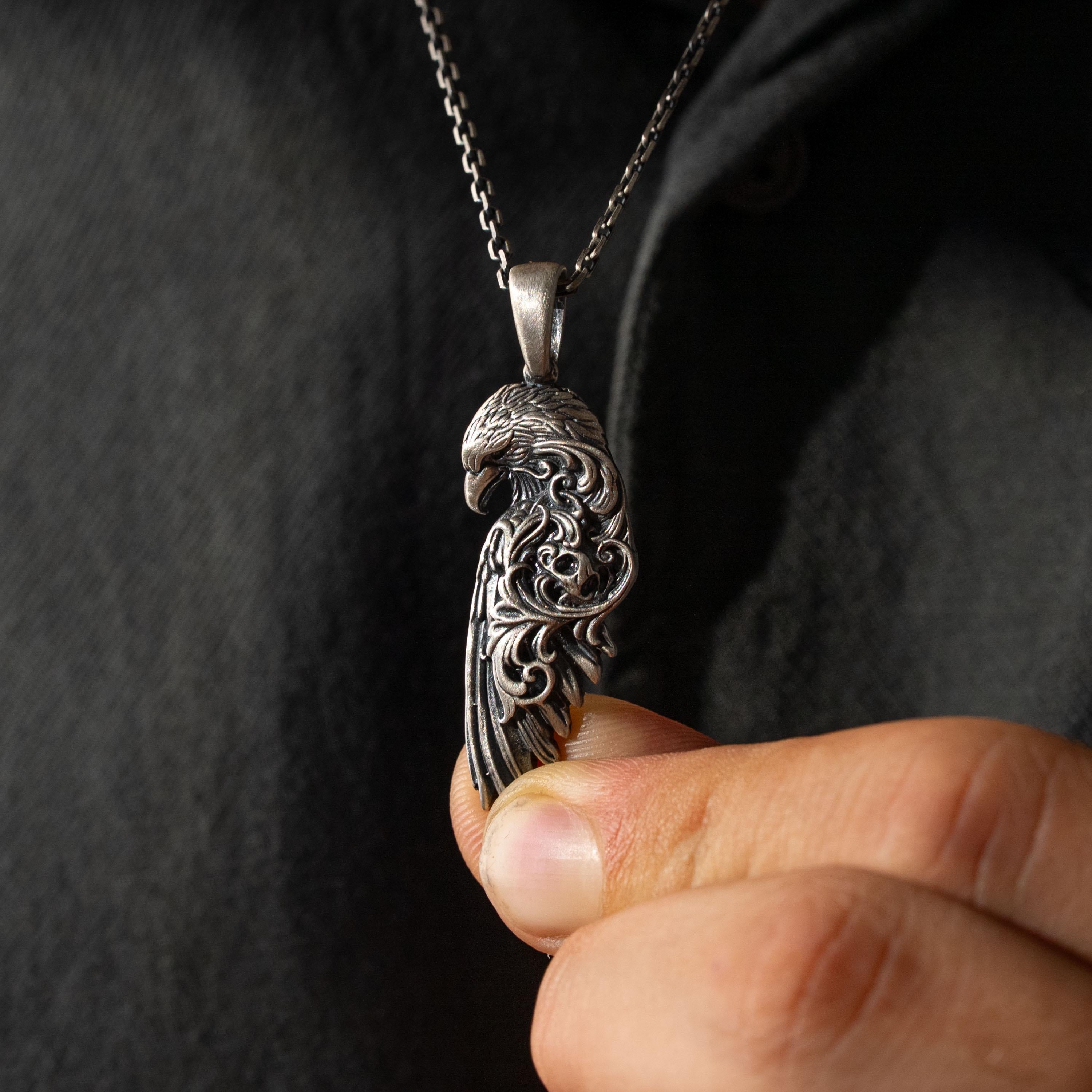 Raven 925 Sterling Silver Pendant