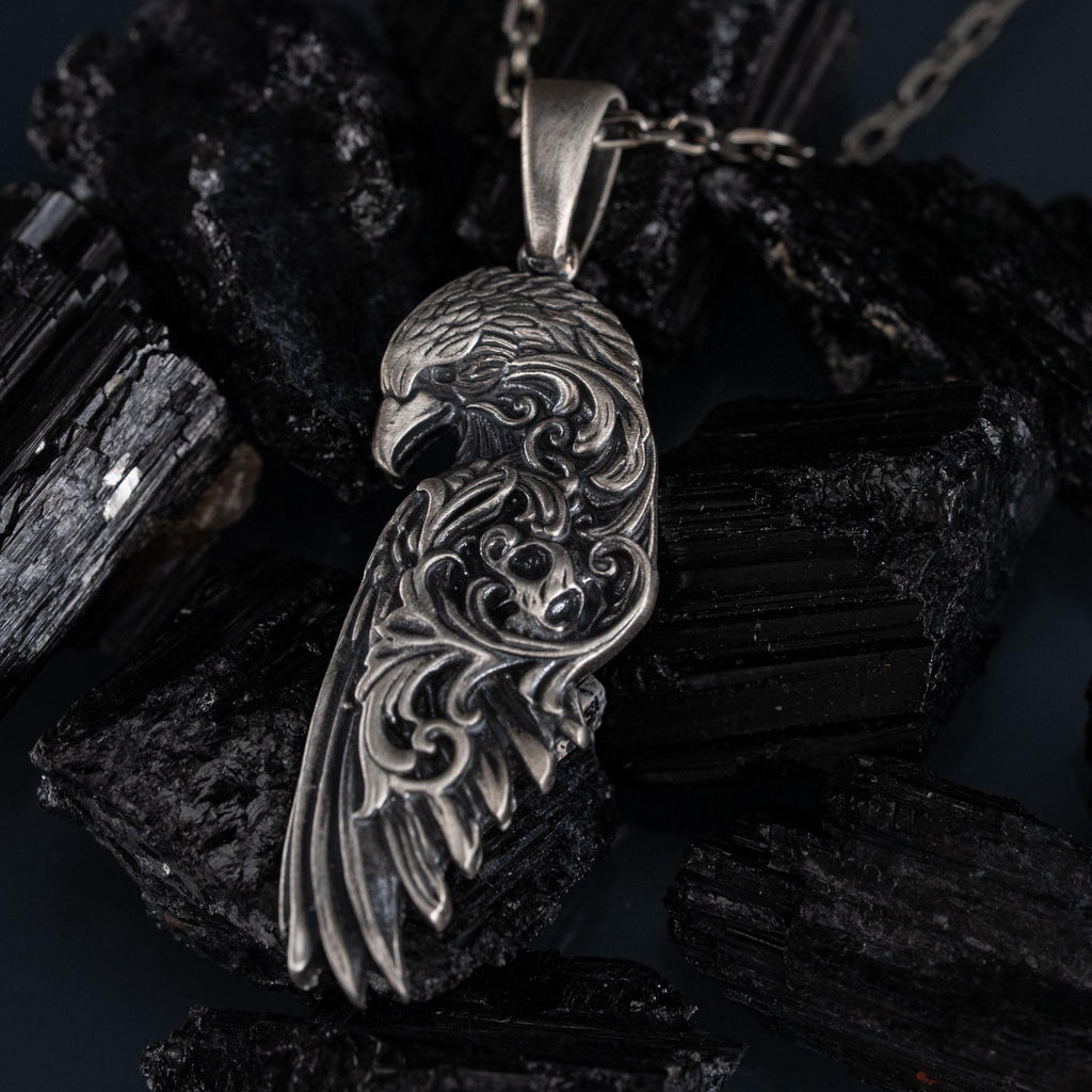 Raven 925 Sterling Silver Pendant