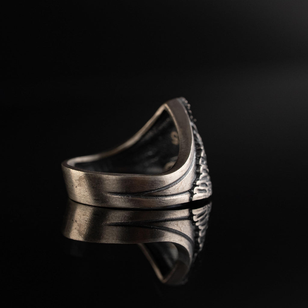 Winged Eagle 925 Sterling Silver Ring for Men