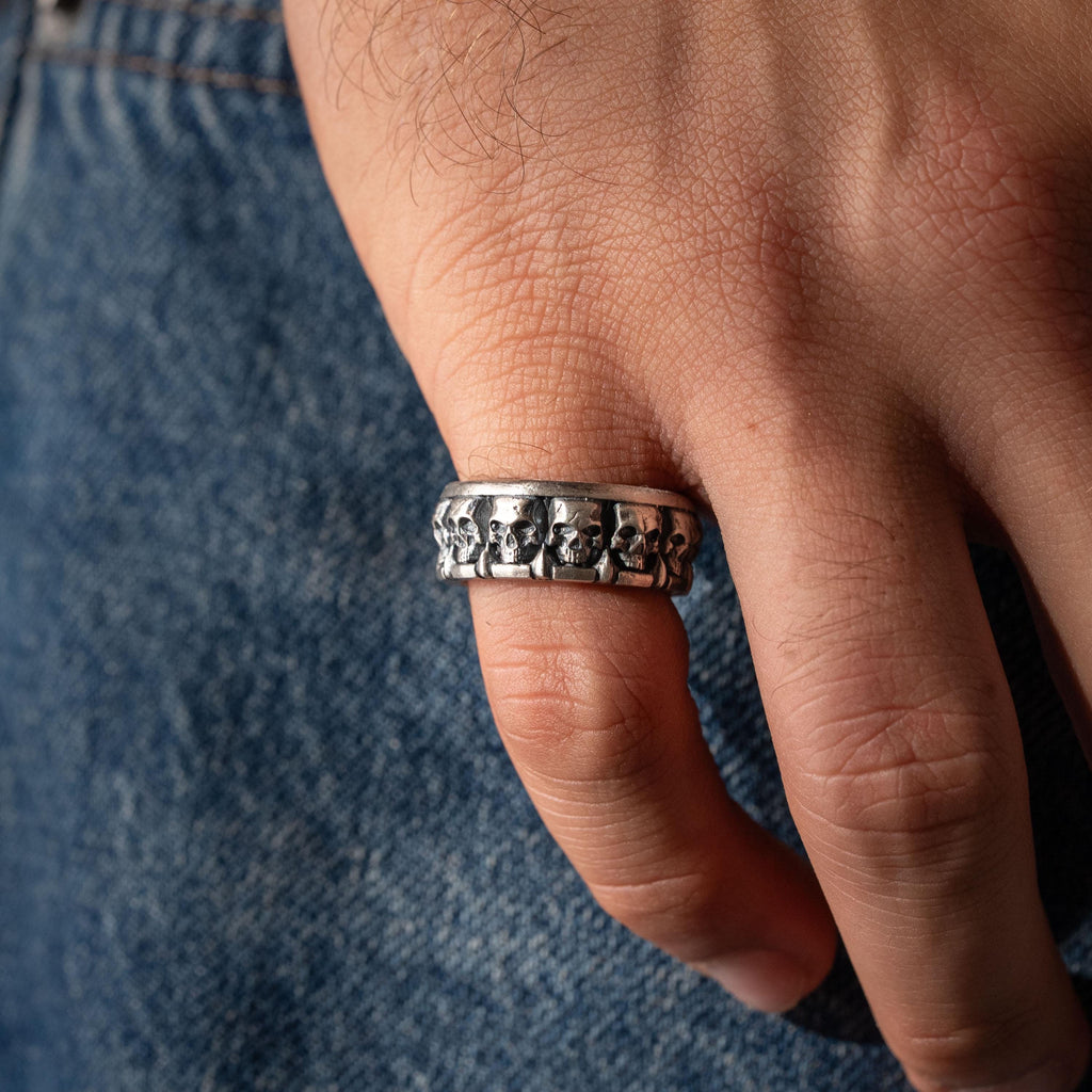 Custom Skull 925 Silver Men’s Ring