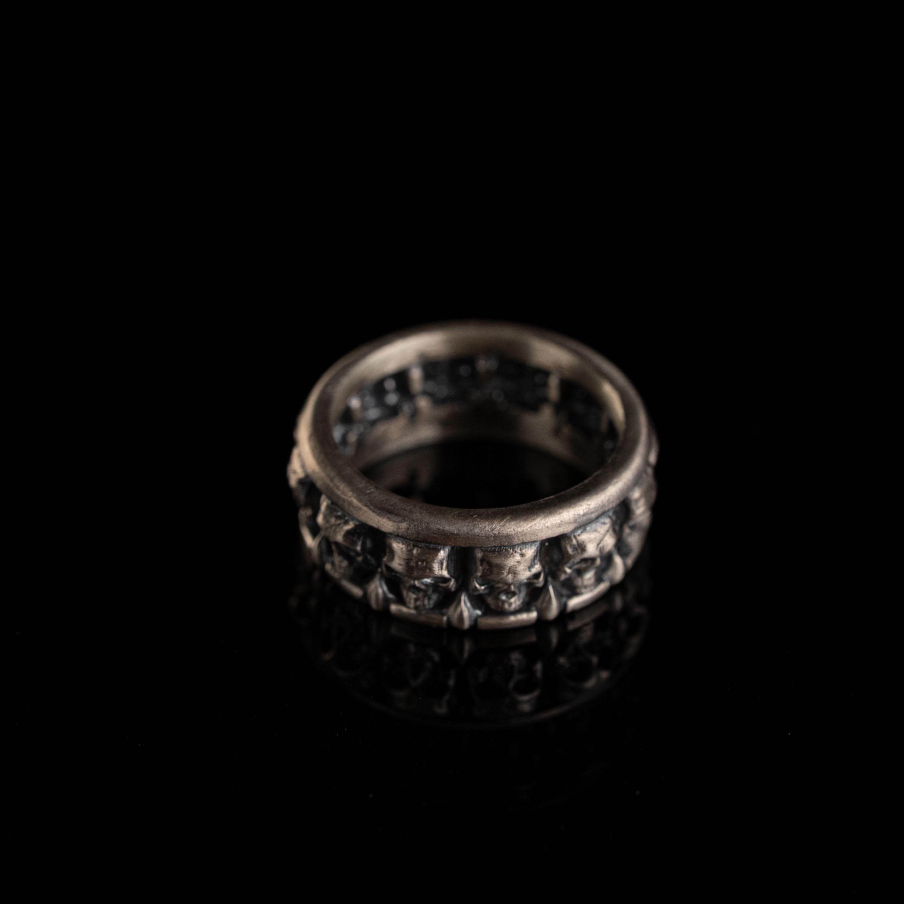 Custom Skull 925 Silver Men’s Ring