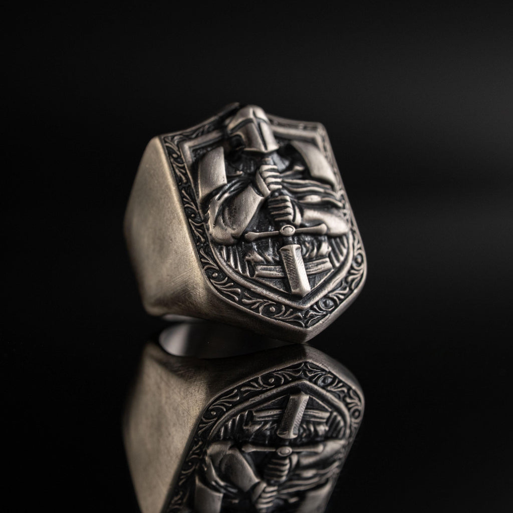 Knight 925 Sterling Silver Ring