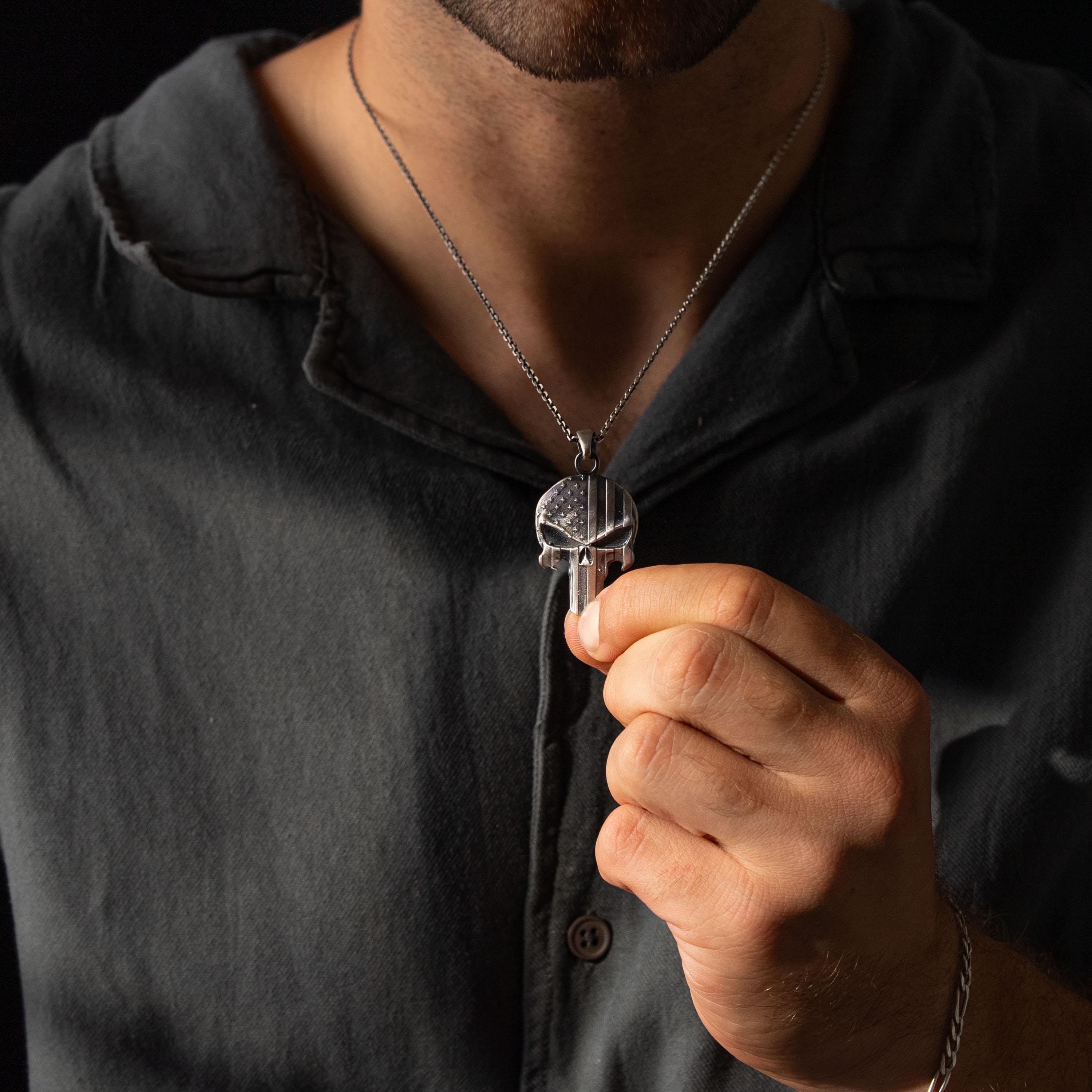 Punisher Skull Necklace