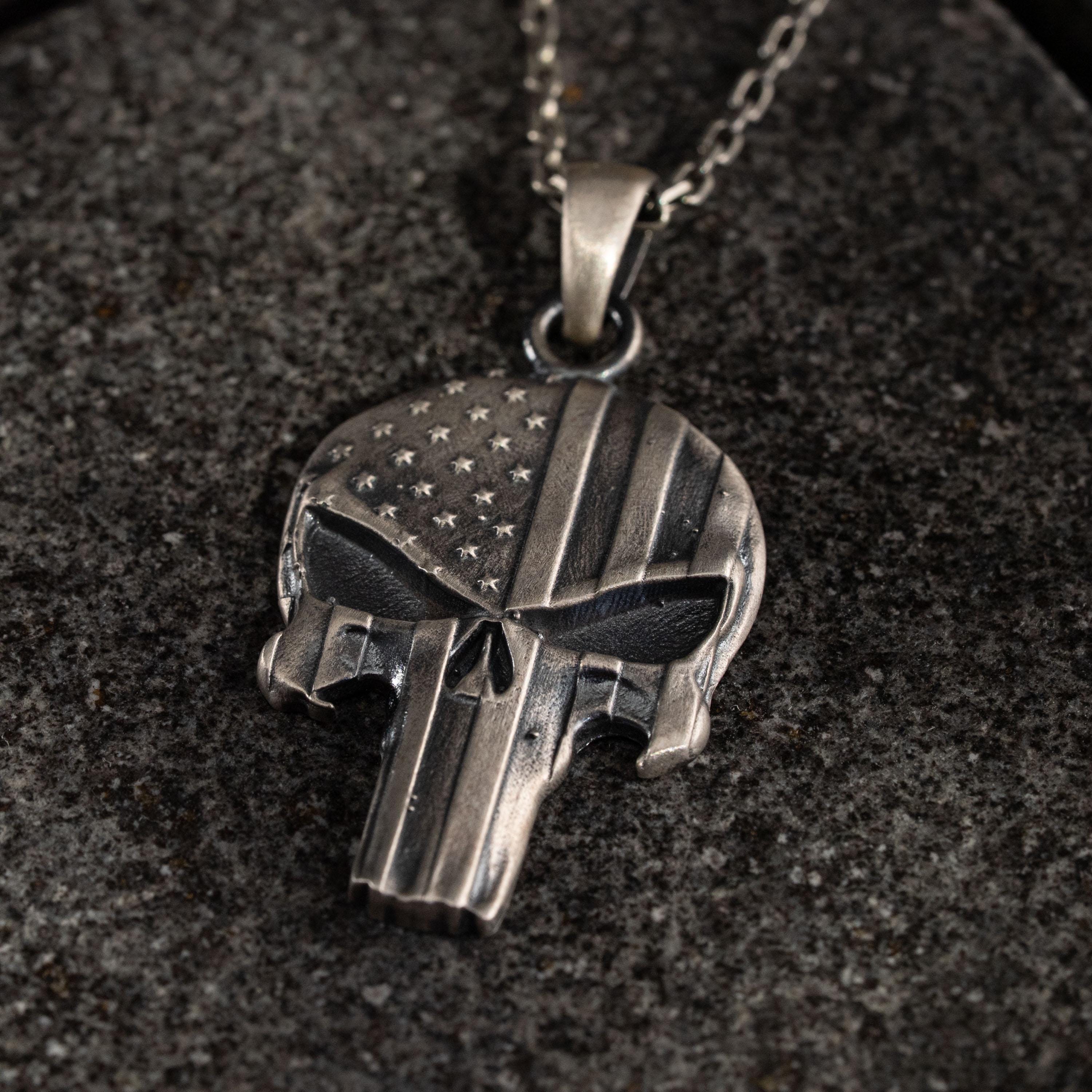 Punisher Skull Necklace