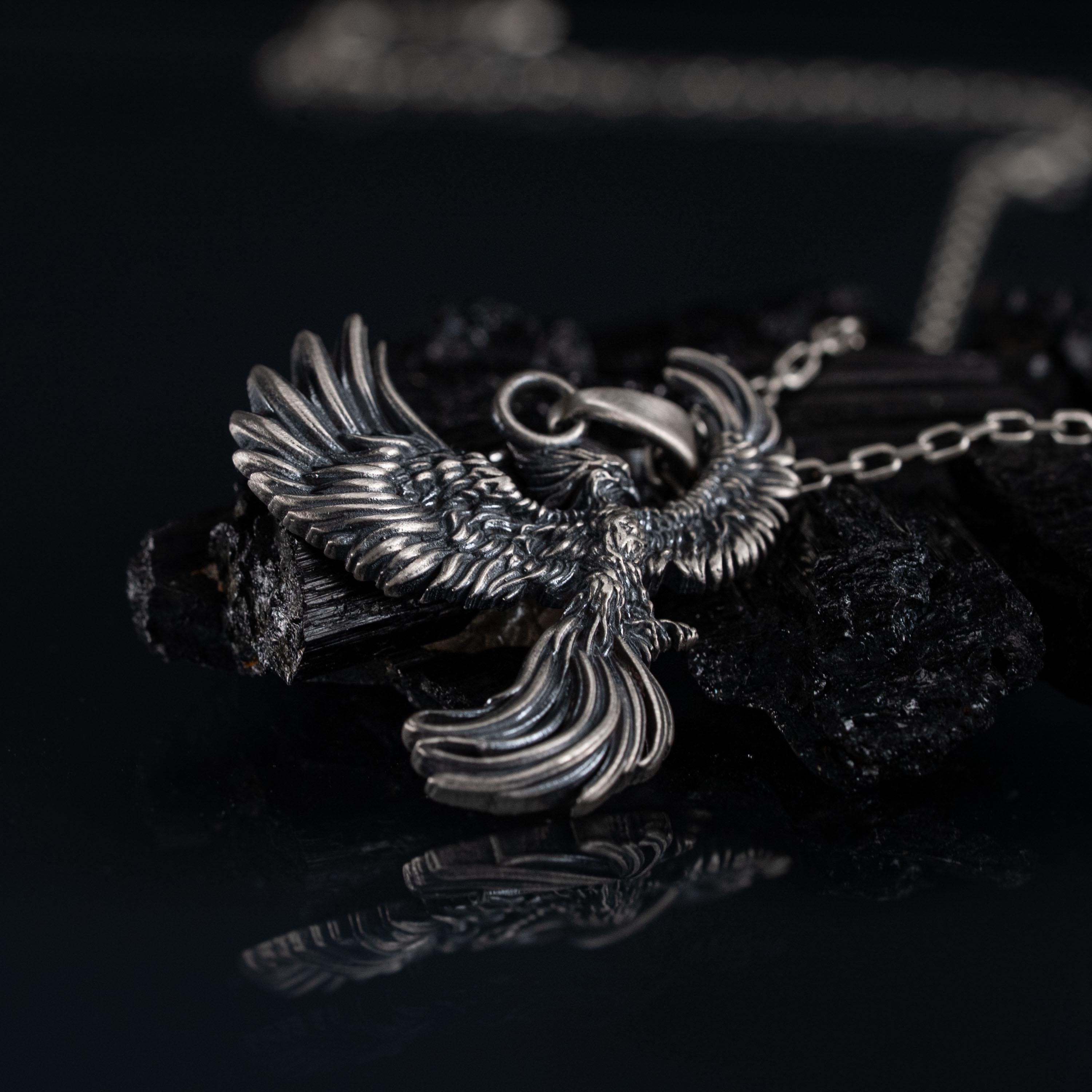 Phoenix 925 Sterling Silver Necklace