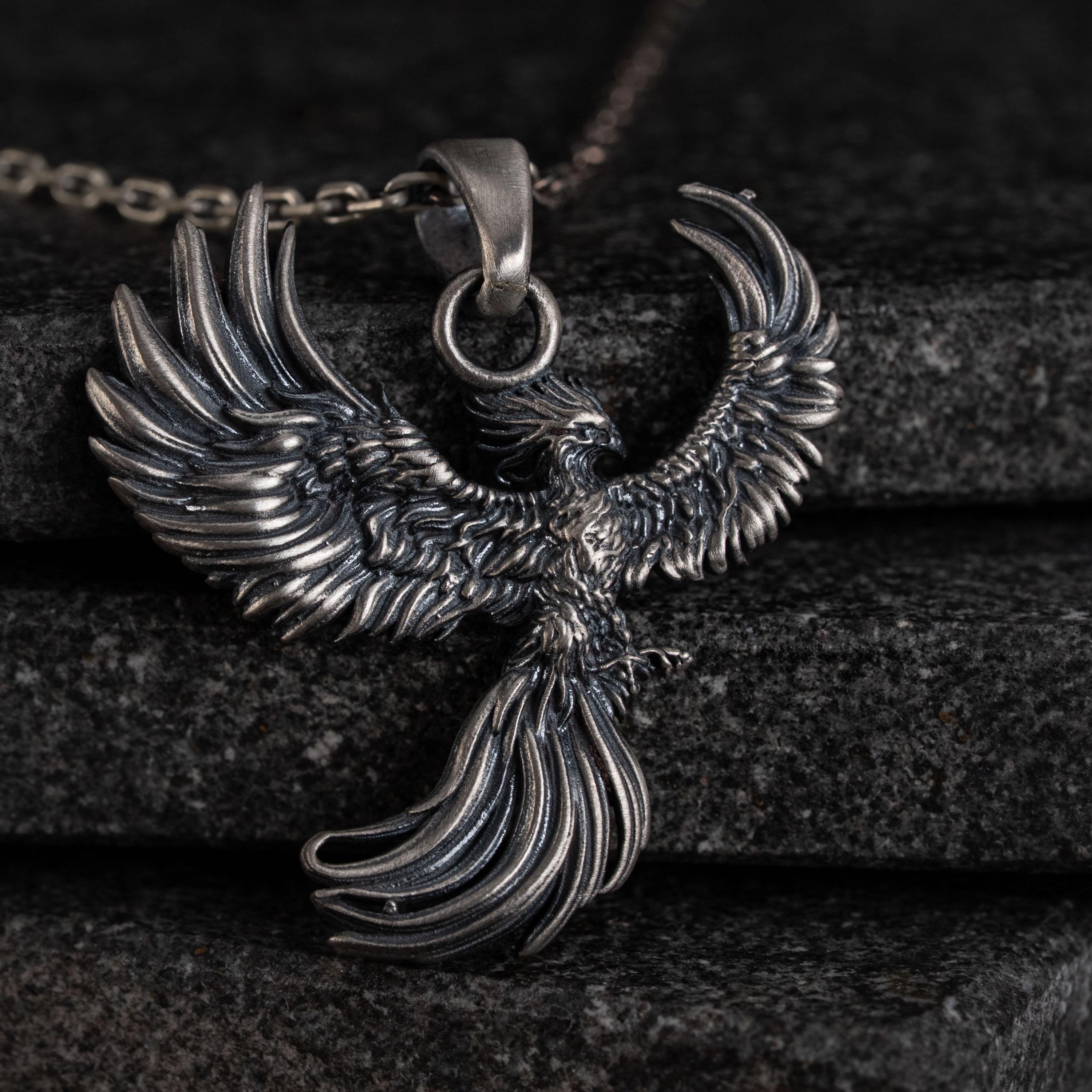 Phoenix 925 Sterling Silver Necklace
