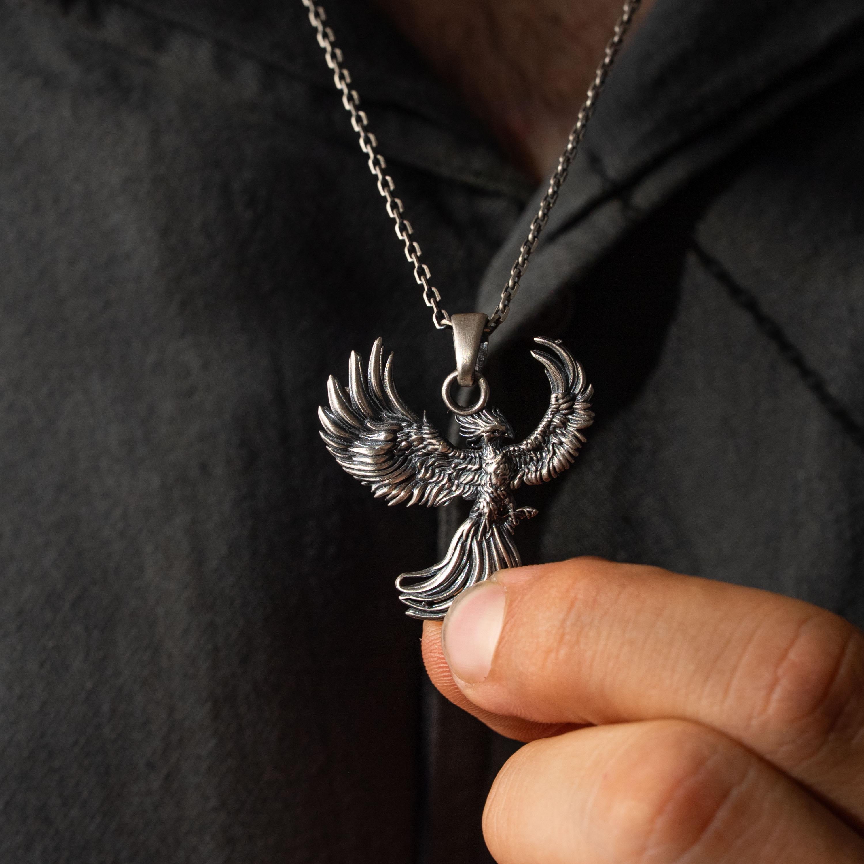 Phoenix 925 Sterling Silver Necklace