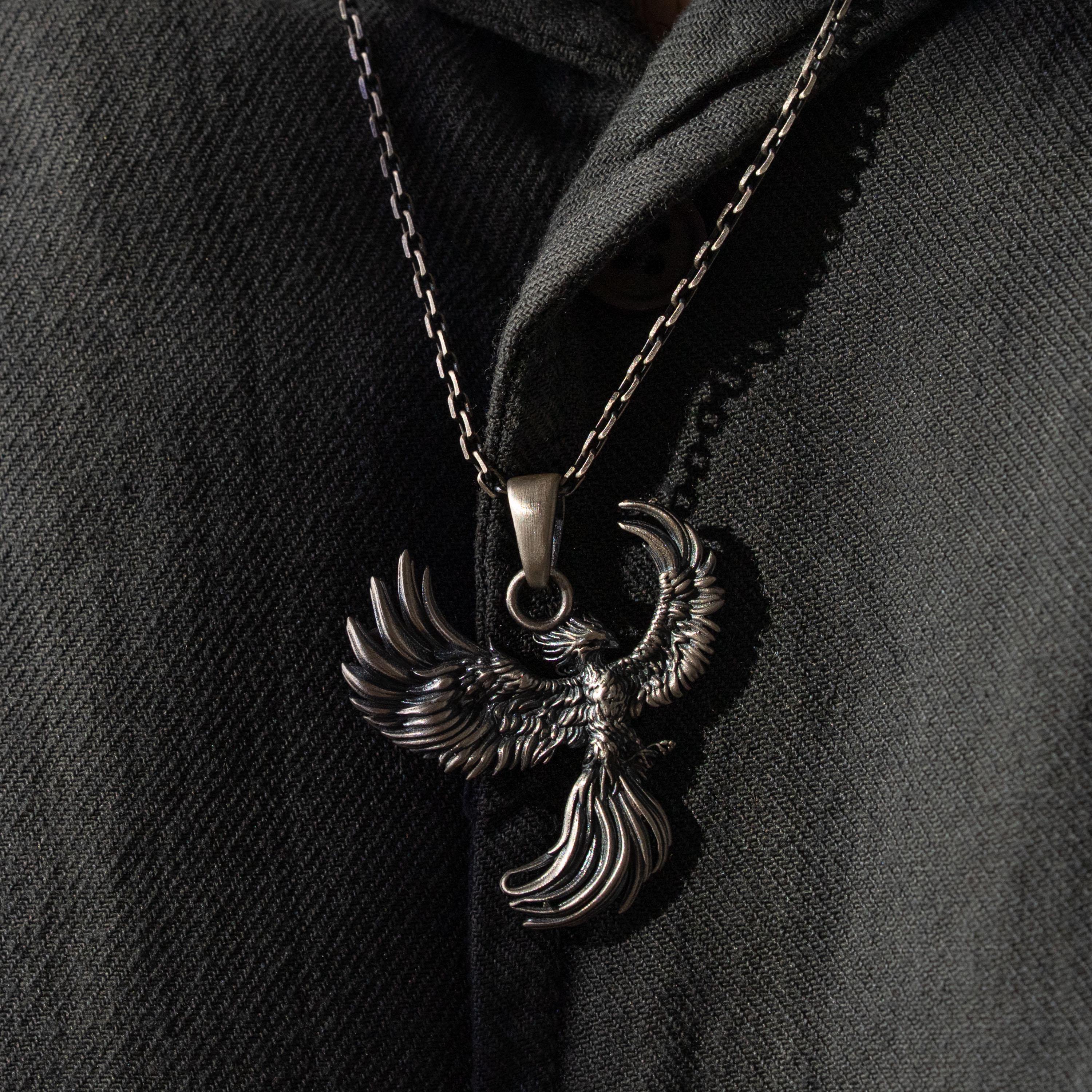 Phoenix 925 Sterling Silver Necklace