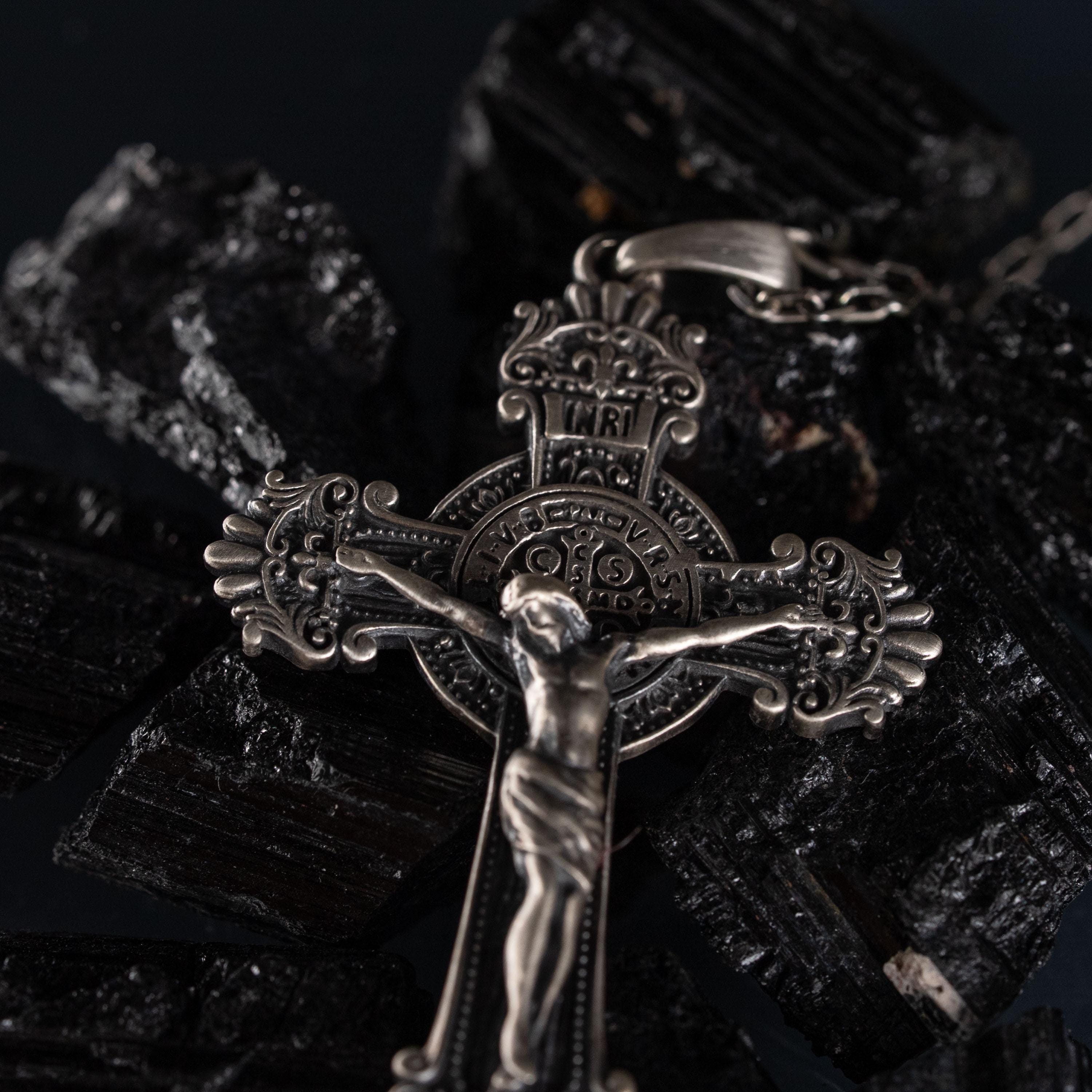 Jesus Crucifix 925 Sterling Silver Necklace