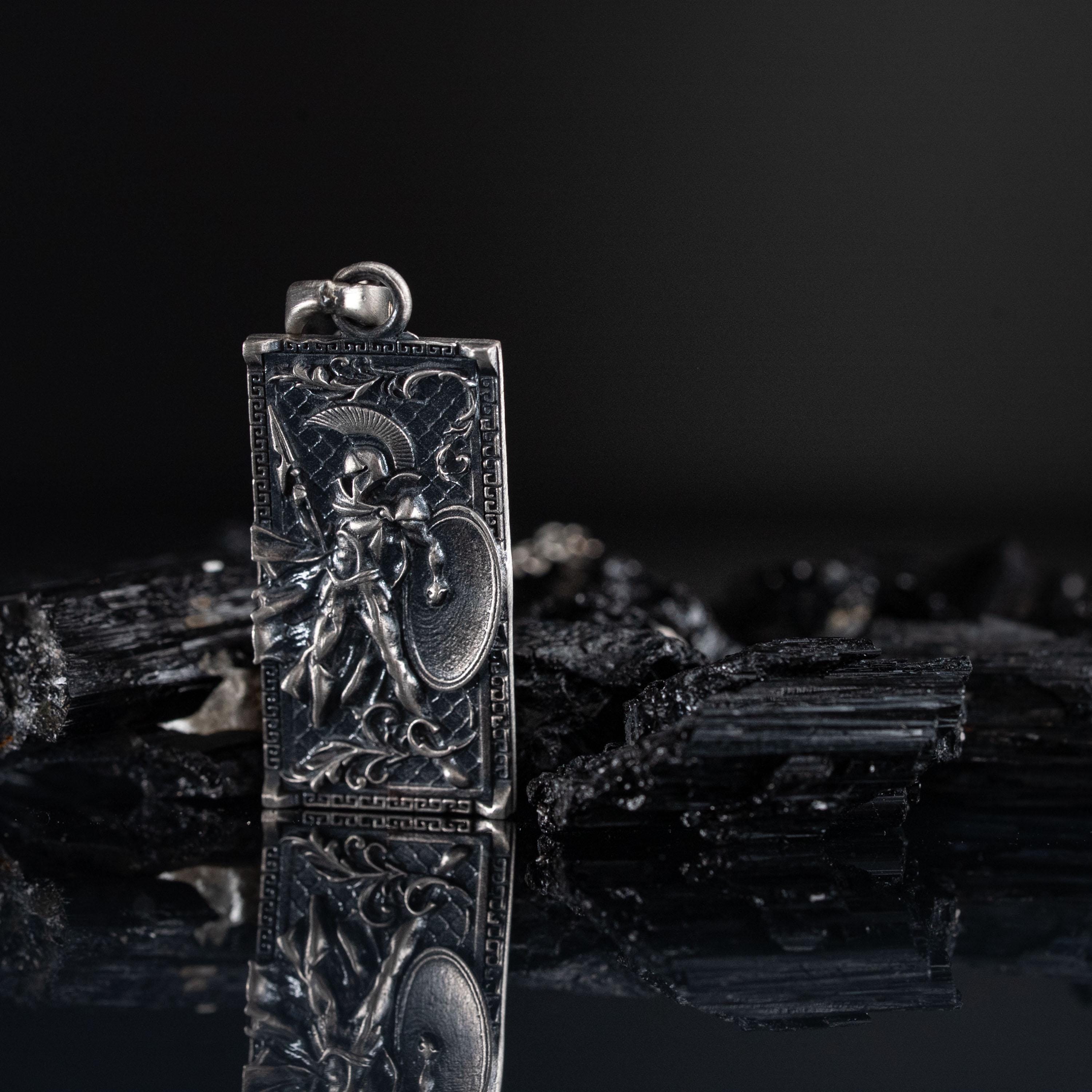 Spartan Warrior 925 Sterling Silver Necklace