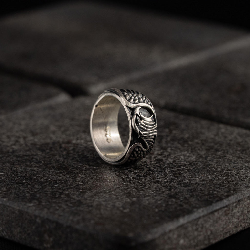 Winged Eagle Handmade 925 Sterling Silver Men’s Ring