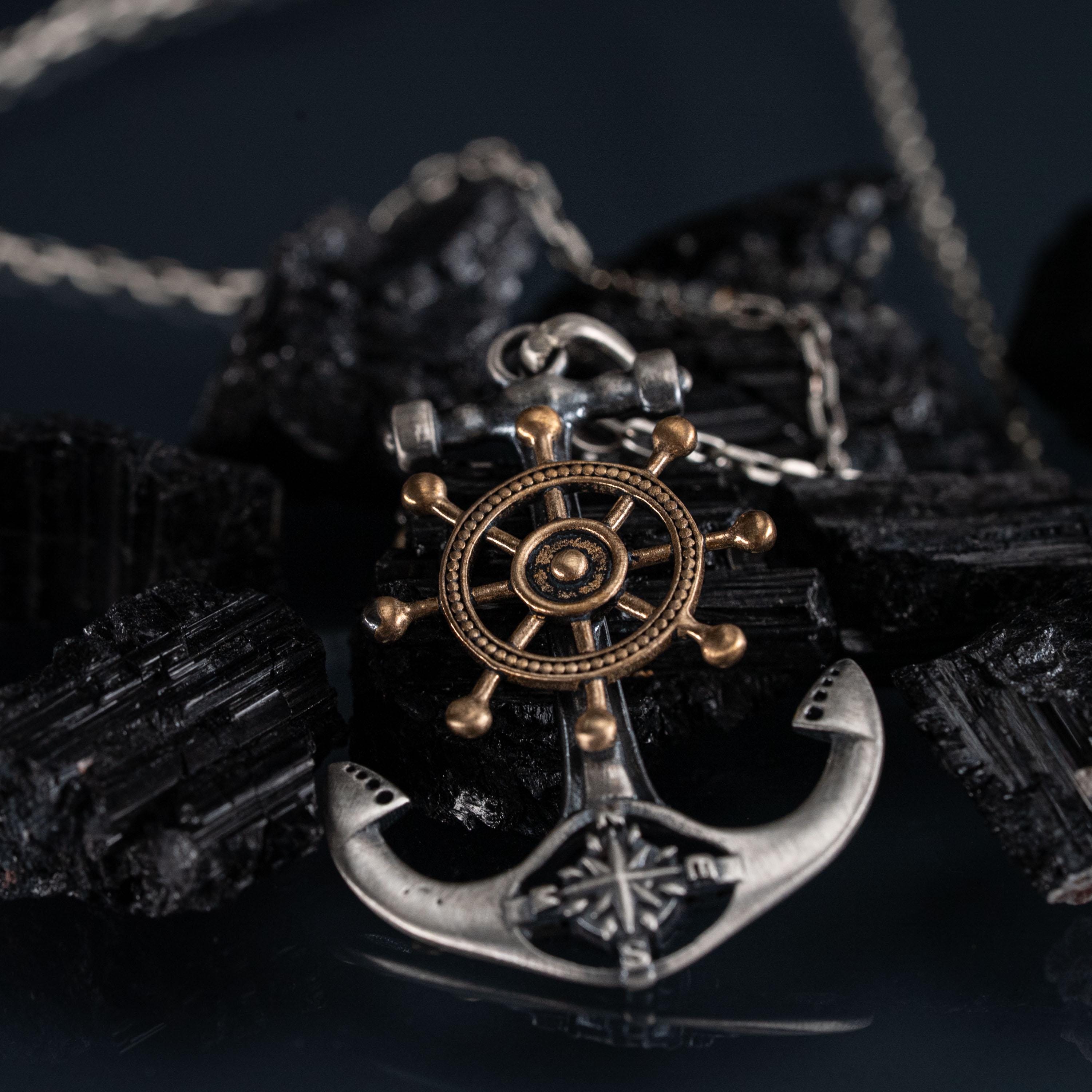 Anchor Ship Cross 925 Sterling Silver Pendant