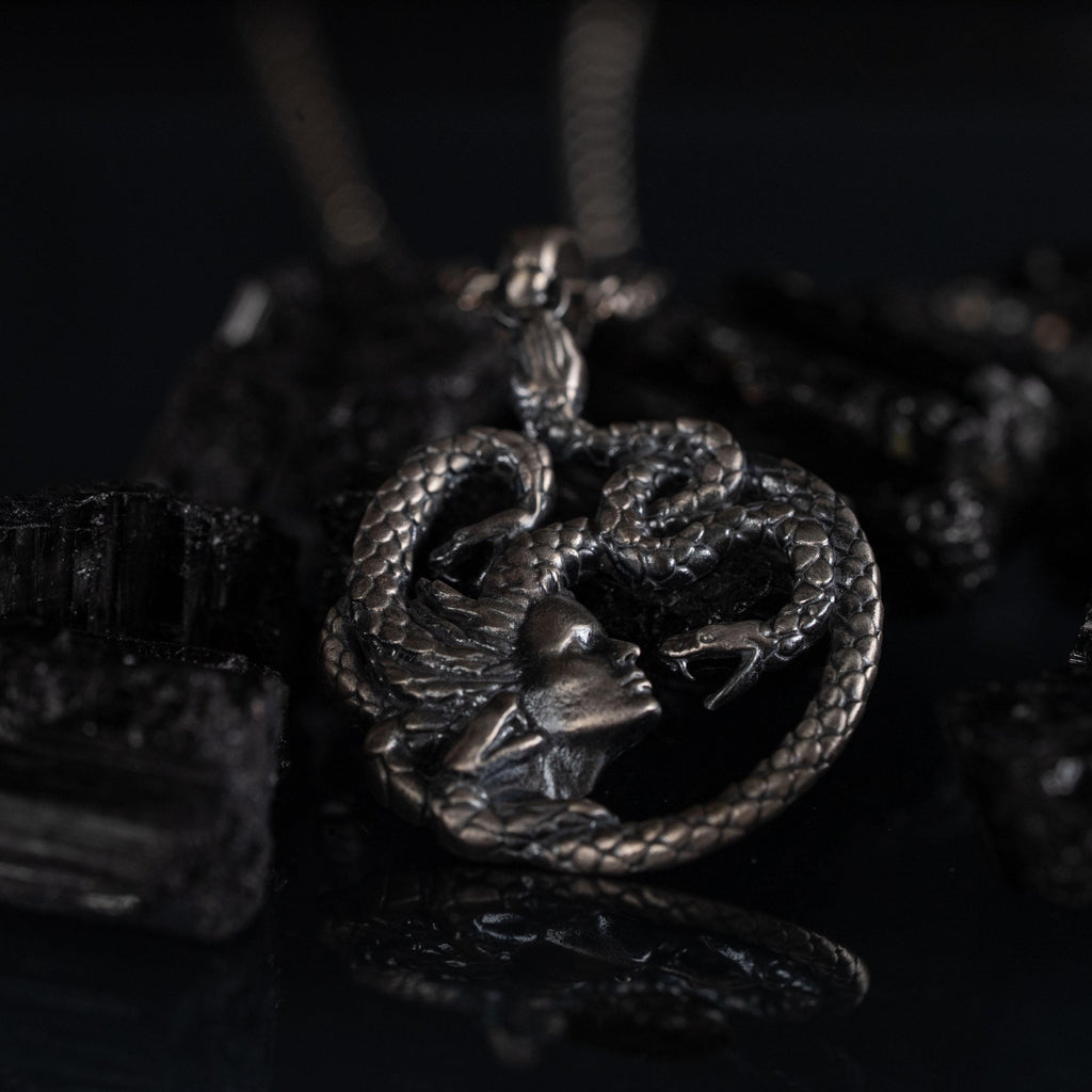 Medusa  925 Sterling Silver Necklace