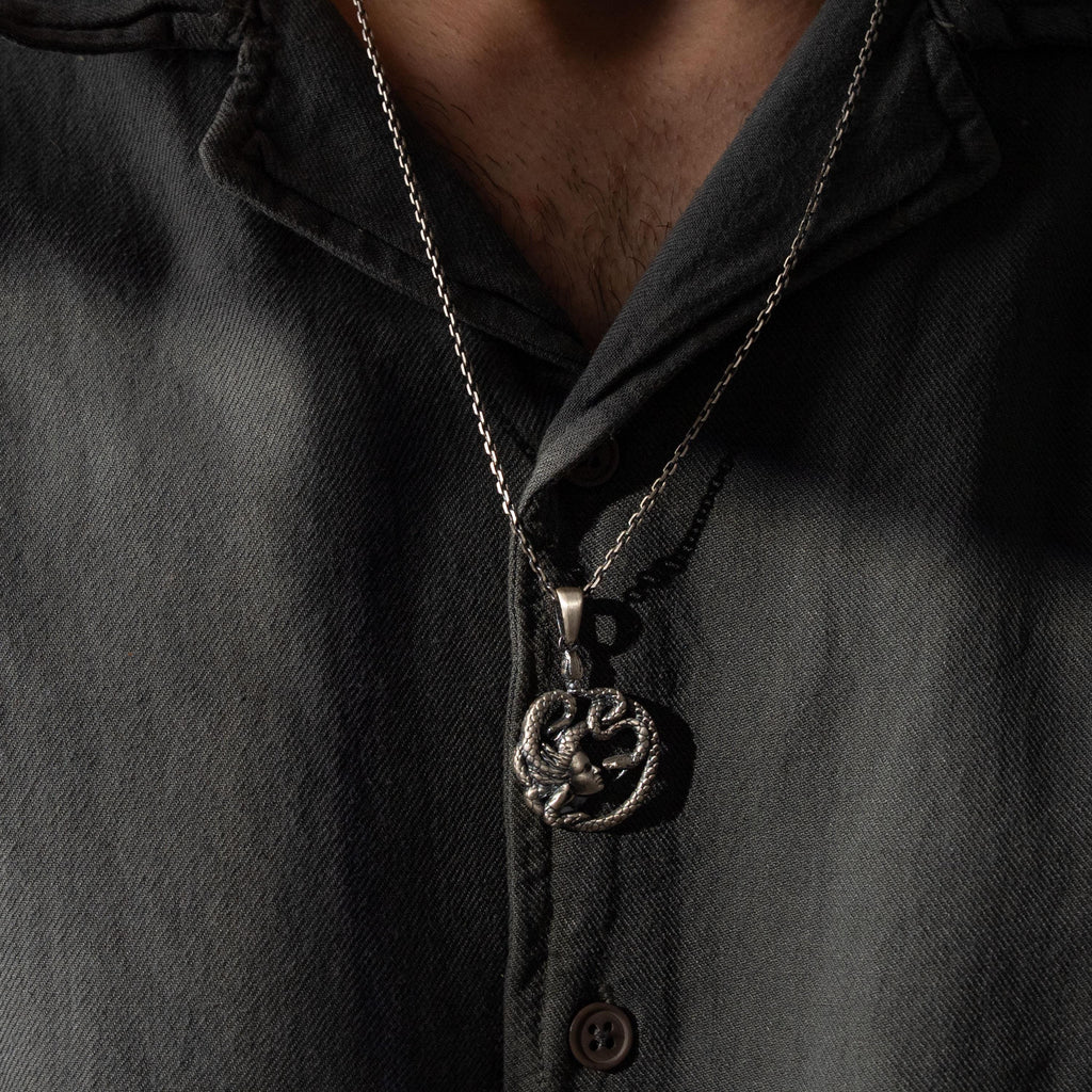 Medusa  925 Sterling Silver Necklace